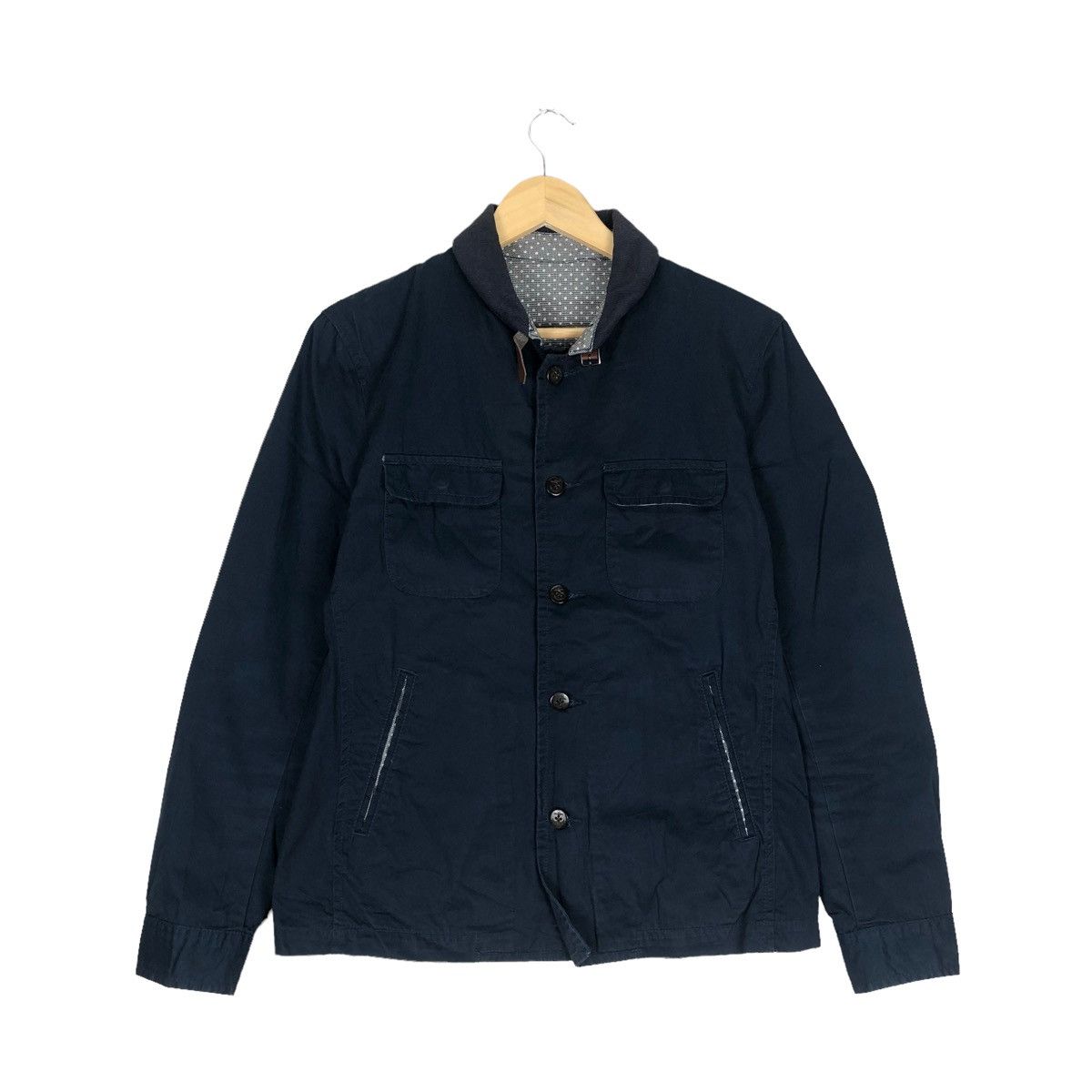 image of Takeo Kikuchi Light Jacket in Navy, Men's (Size Small)