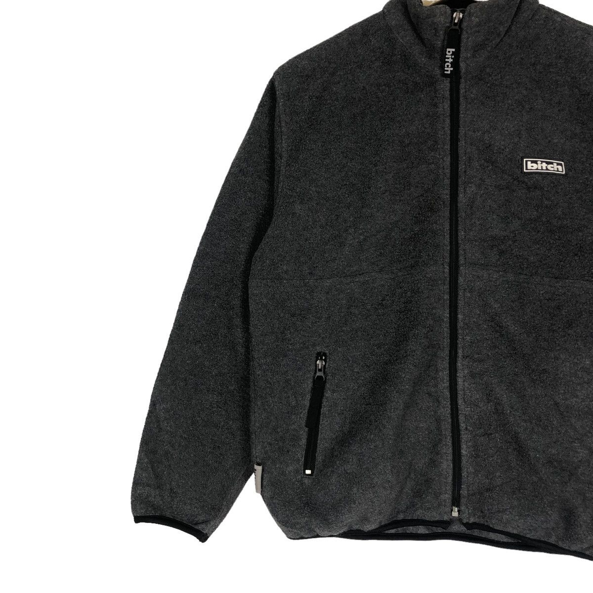 Vintage 📣Vintage Bitch Skateboard Fleece Jacket Size US M / EU 48-50 / 2 - 5 Thumbnail