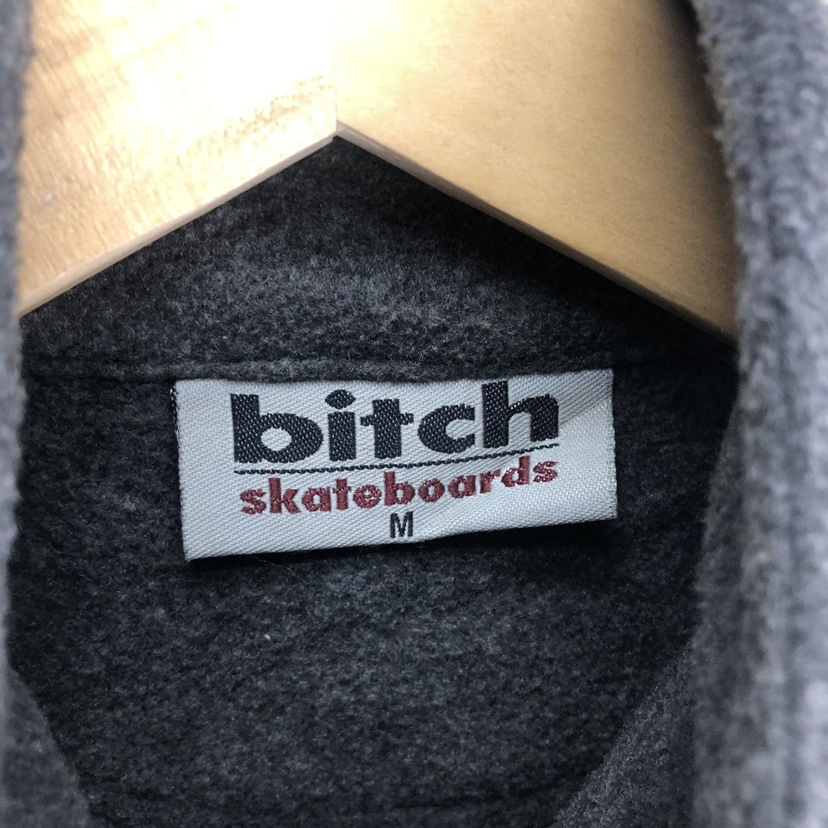 Vintage 📣Vintage Bitch Skateboard Fleece Jacket Size US M / EU 48-50 / 2 - 7 Thumbnail