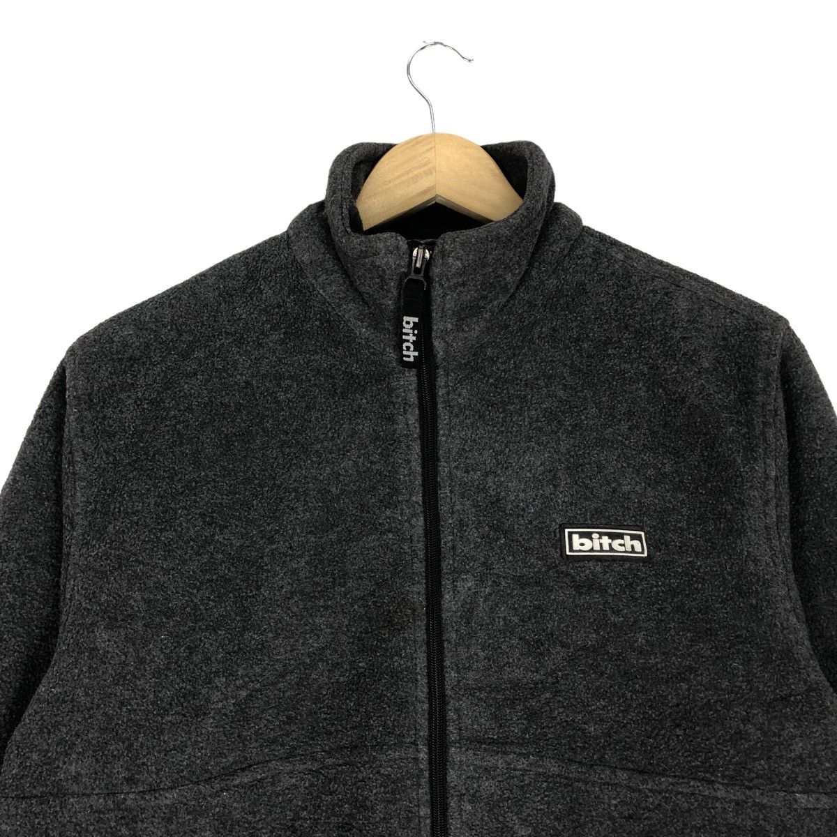 Vintage 📣Vintage Bitch Skateboard Fleece Jacket Size US M / EU 48-50 / 2 - 3 Thumbnail