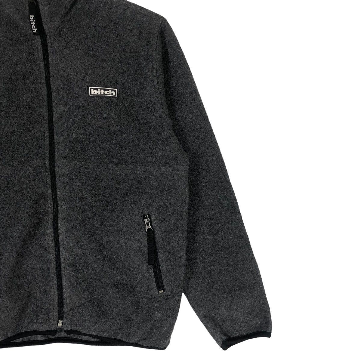 Vintage 📣Vintage Bitch Skateboard Fleece Jacket Size US M / EU 48-50 / 2 - 6 Thumbnail