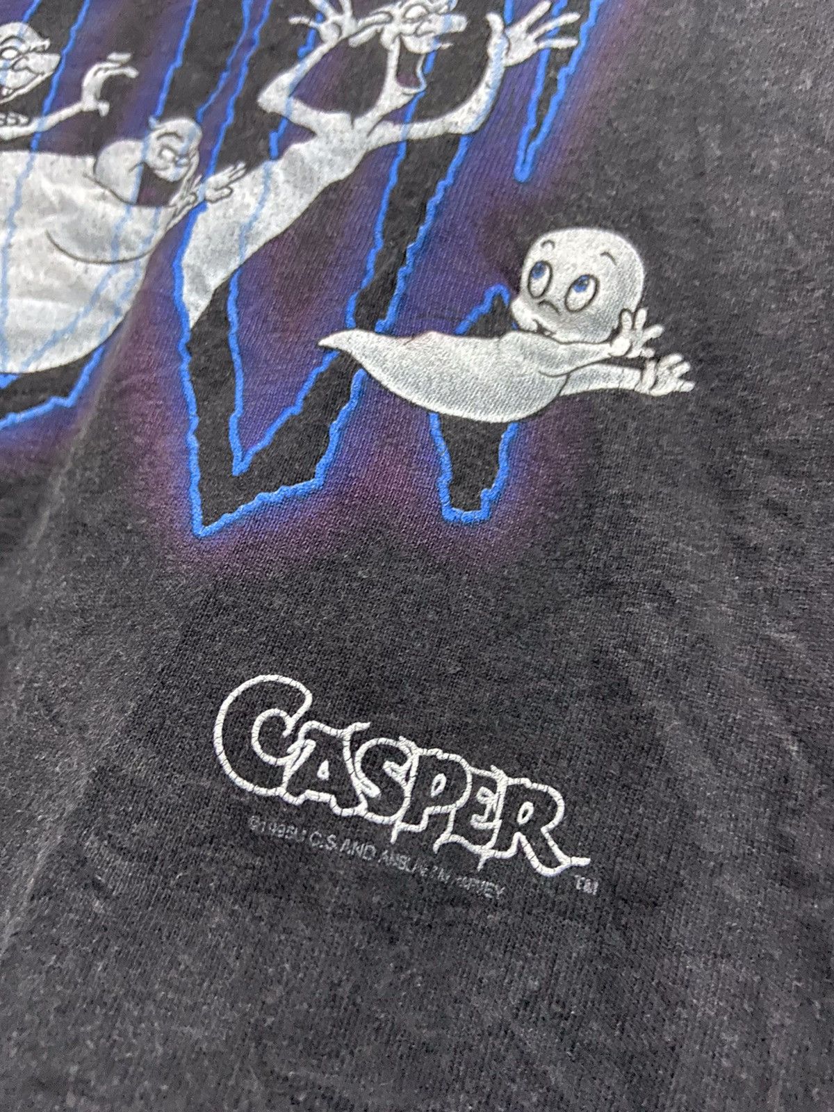 Cartoon Network × Mickey Mouse × Vintage VINTAGE 1995 CASPER MOVIES T-SHIRT Size US L / EU 52-54 / 3 - 4 Thumbnail