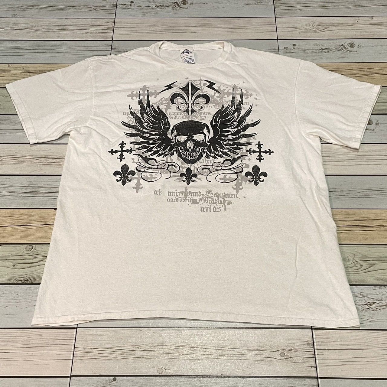 Affliction × Ed Hardy Rare Wings Cross Tee Y2K Affliction Style Size US L / EU 52-54 / 3 - 1 Thumbnail