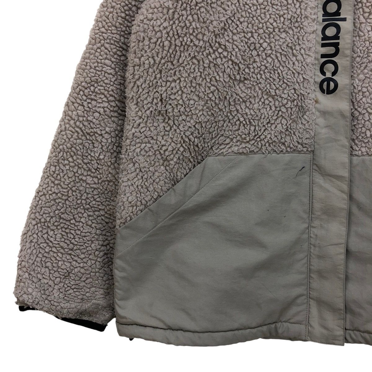 New Balance New Balance Spell Out Fleece Jacket Size US M / EU 48-50 / 2 - 4 Thumbnail
