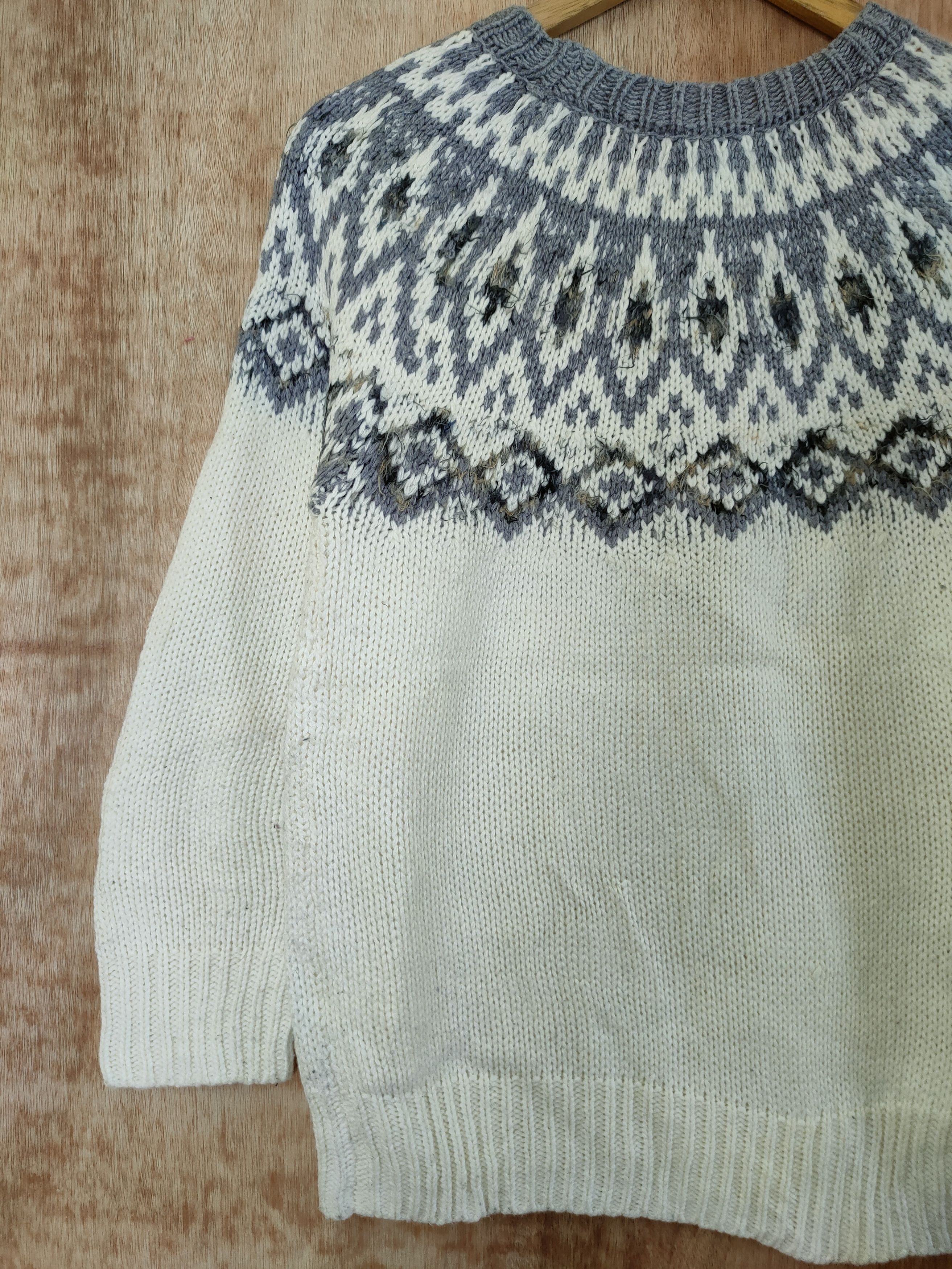 Homespun Knitwear DL Studio Clip tribal art knitwear sweatshirt #46-425 Size M / US 6-8 / IT 42-44 - 9 Thumbnail