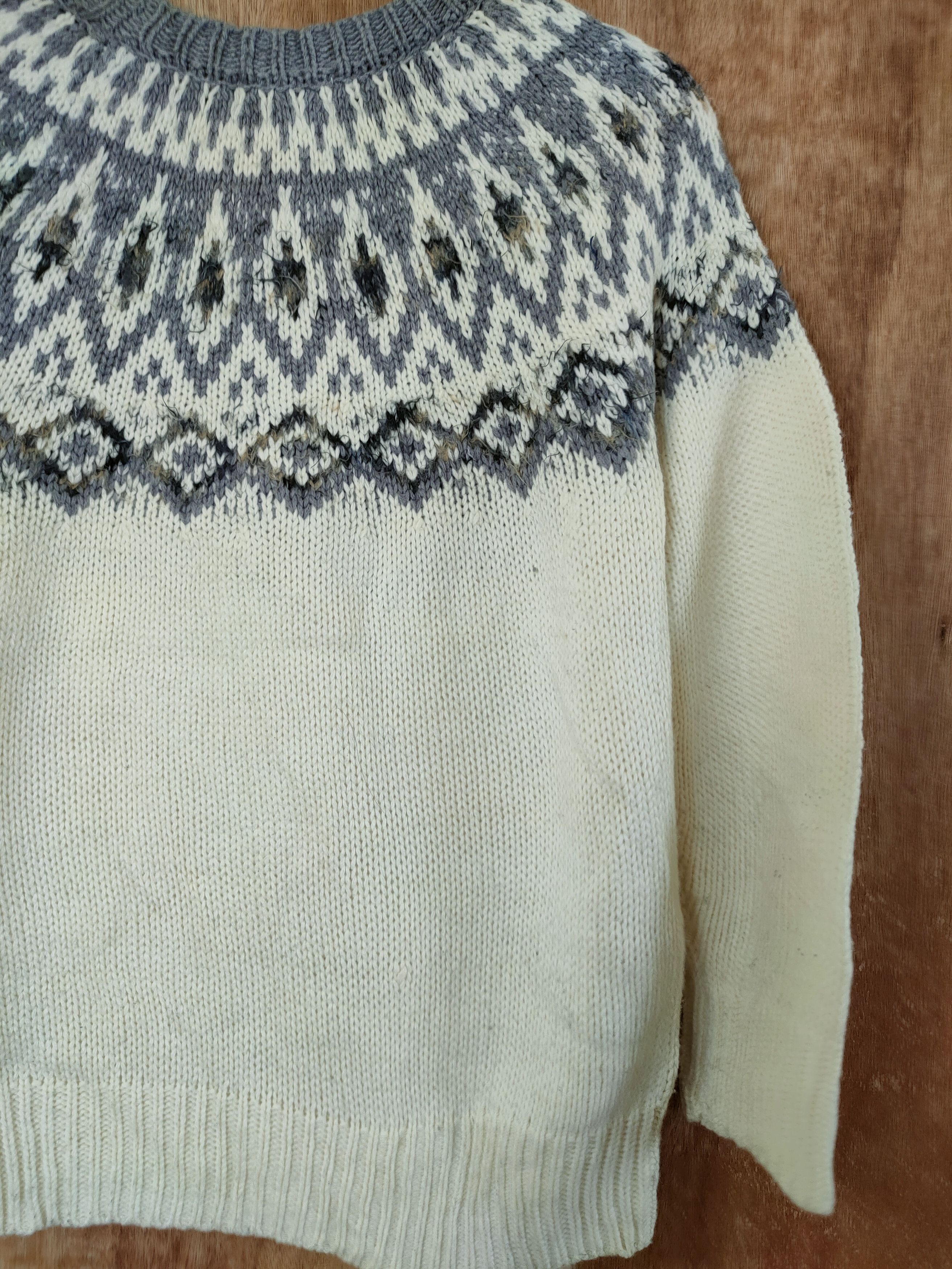 Homespun Knitwear DL Studio Clip tribal art knitwear sweatshirt #46-425 Size M / US 6-8 / IT 42-44 - 10 Thumbnail