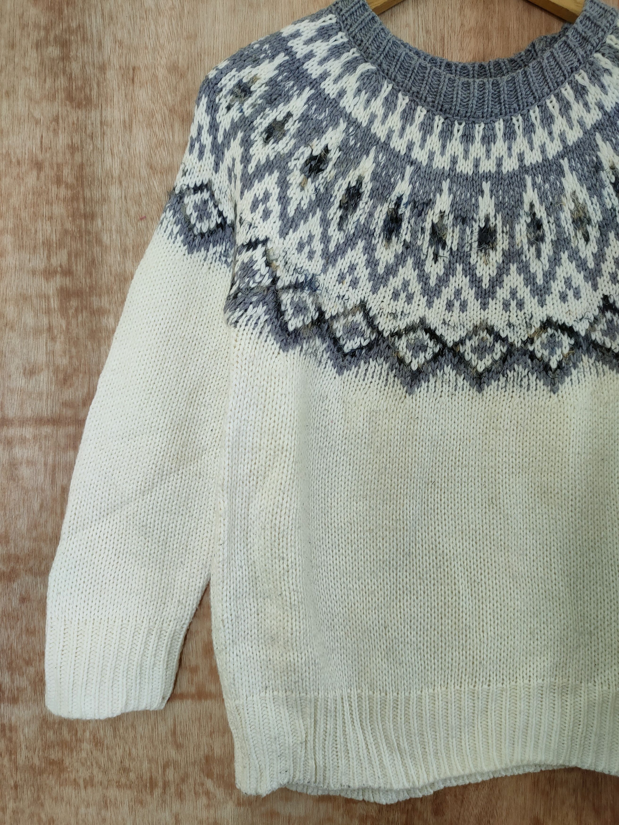 Homespun Knitwear DL Studio Clip tribal art knitwear sweatshirt #46-425 Size M / US 6-8 / IT 42-44 - 2 Thumbnail