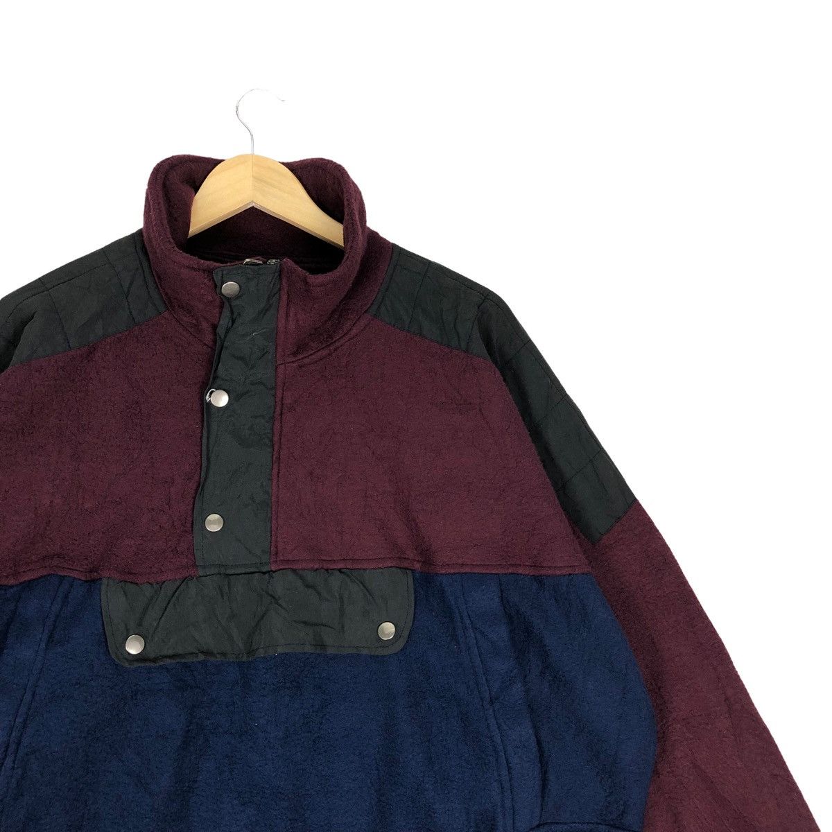 Japanese Brand Vintage Action Field Fleece Half Zip Anorak Jacket Size US L / EU 52-54 / 3 - 4 Thumbnail