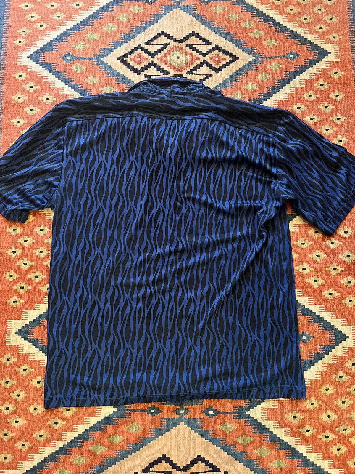Japanese Brand Vintage 90’s flames camp collar shirt Size US L / EU 52-54 / 3 - 2 Thumbnail