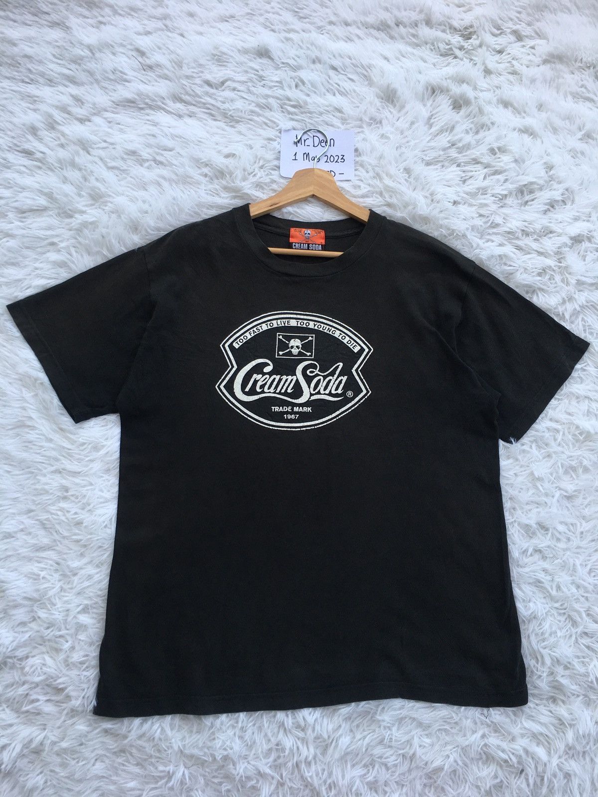 Super Lovers Rare Cream Soda “Too Fast To Live Too Young To Die” Tshirt Size US L / EU 52-54 / 3 - 2 Thumbnail