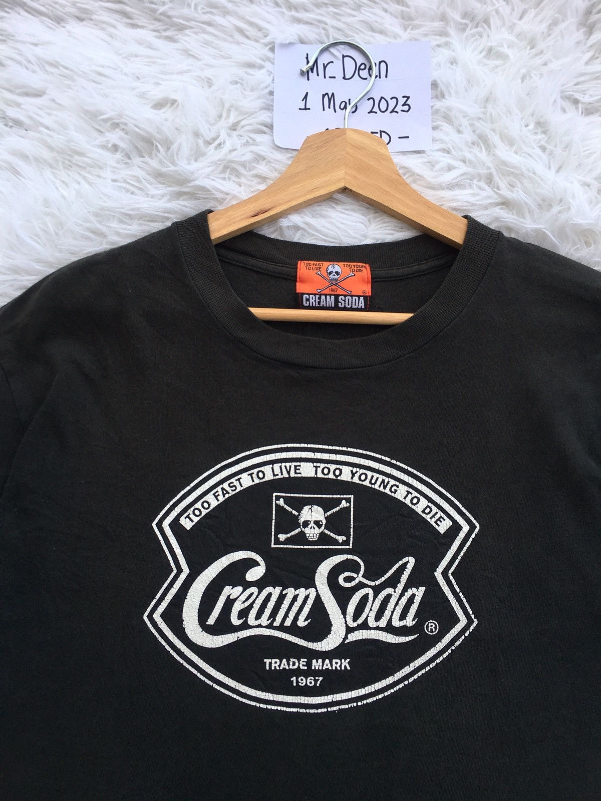 Super Lovers Rare Cream Soda “Too Fast To Live Too Young To Die” Tshirt Size US L / EU 52-54 / 3 - 1 Thumbnail