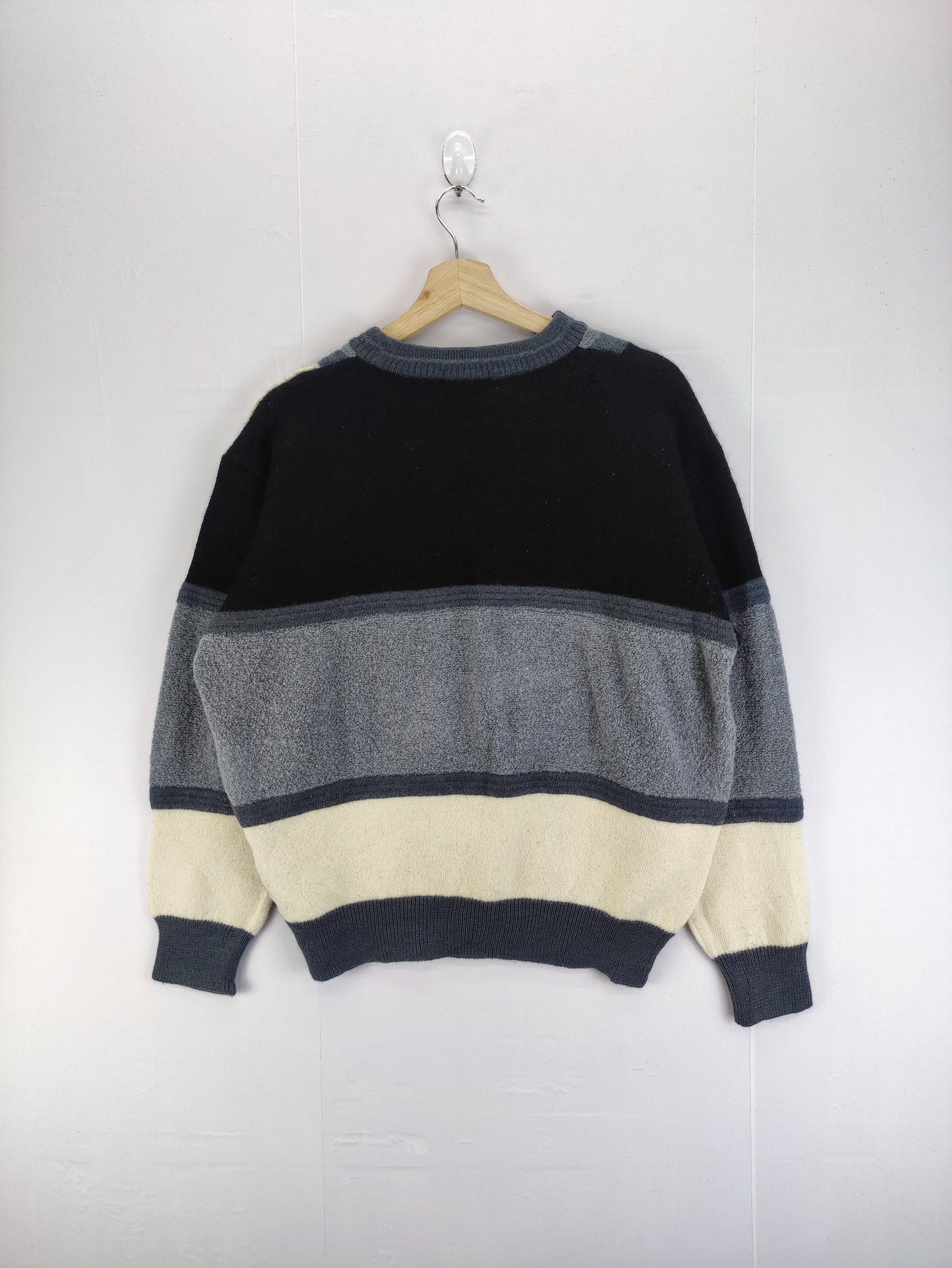 Aran Isles Knitwear Vintage Melka Wool Knit Jumper Block Colour Sweater Jumper Size US L / EU 52-54 / 3 - 8 Thumbnail