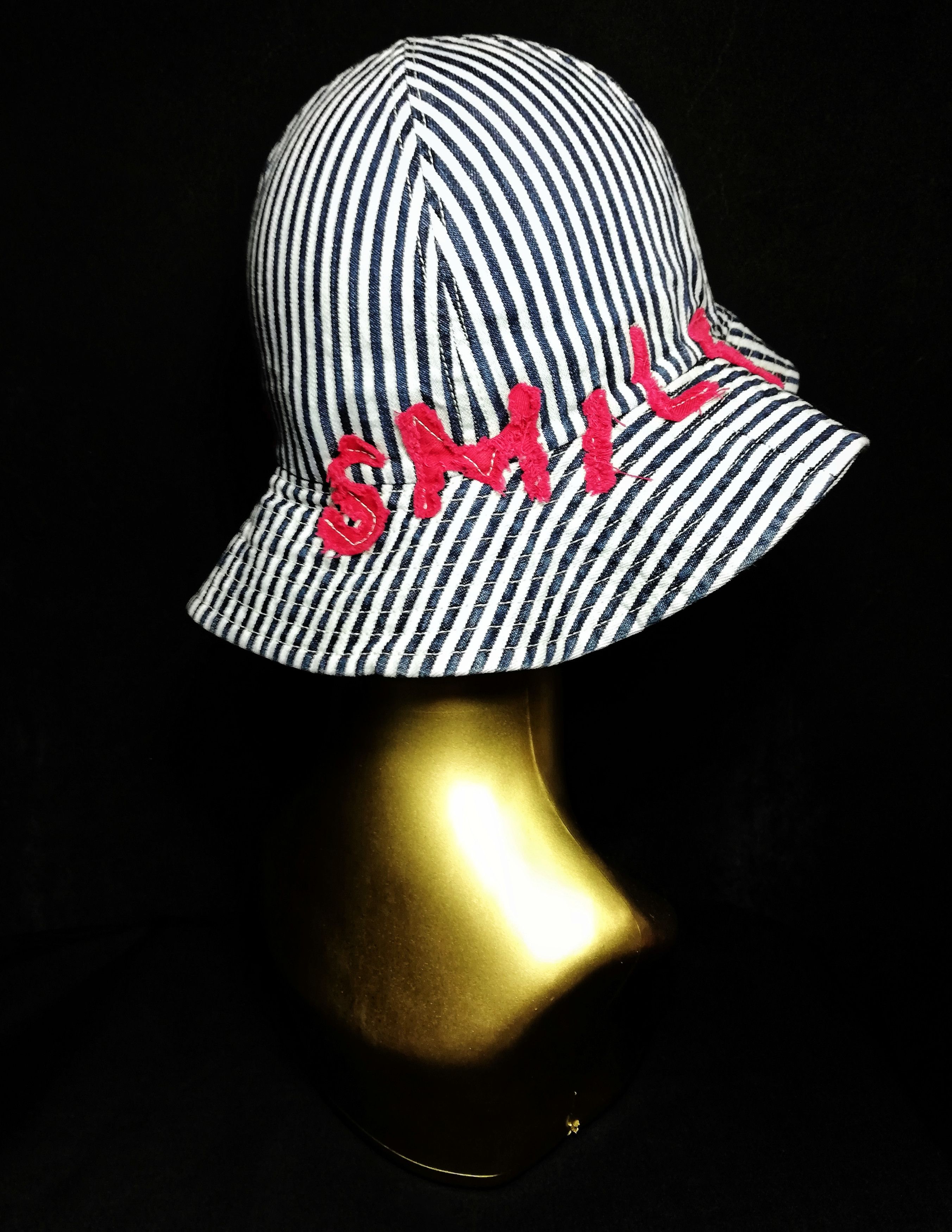 Japanese Brand 🔥Denim And Dungarees By Fith Hickory Stripe Bucket Hat🔥 Size ONE SIZE - 9 Thumbnail