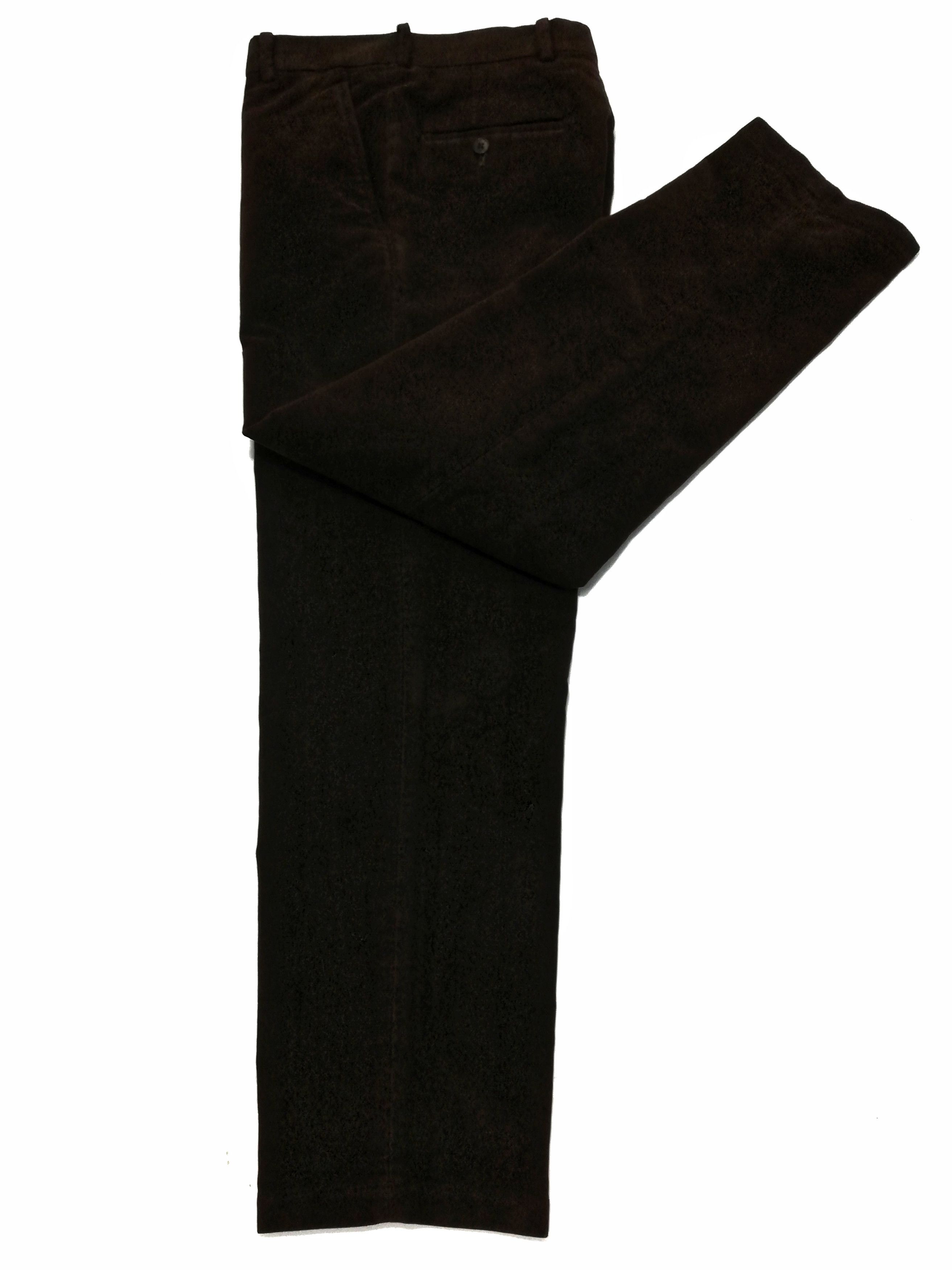 DKNY × Donna Karan × Velvet 🔥SUMMER SALE DKNY Dark Brown Velvet Trousers Casual Pants Size US 31 - 10 Thumbnail