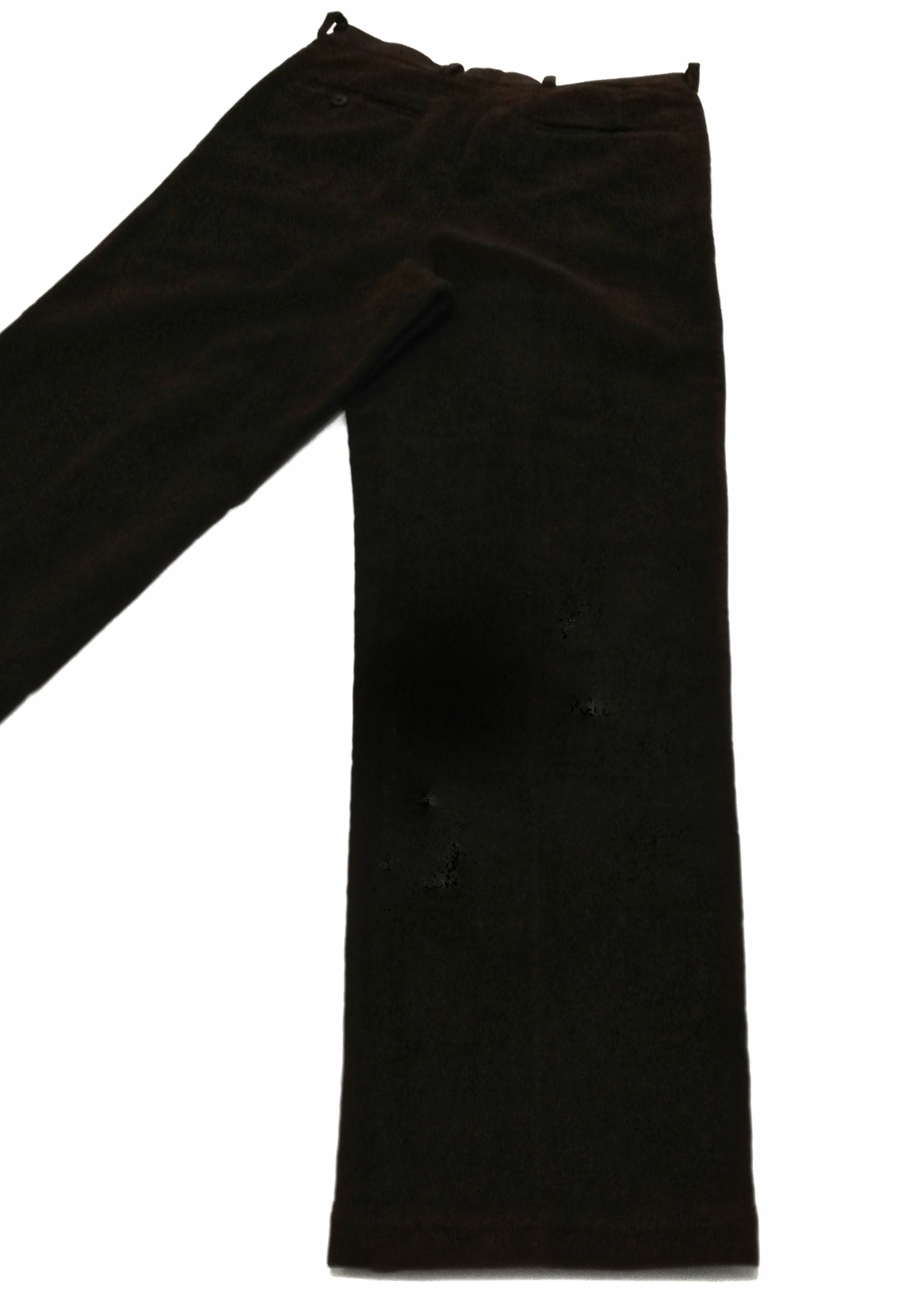 DKNY × Donna Karan × Velvet 🔥SUMMER SALE DKNY Dark Brown Velvet Trousers Casual Pants Size US 31 - 15 Thumbnail