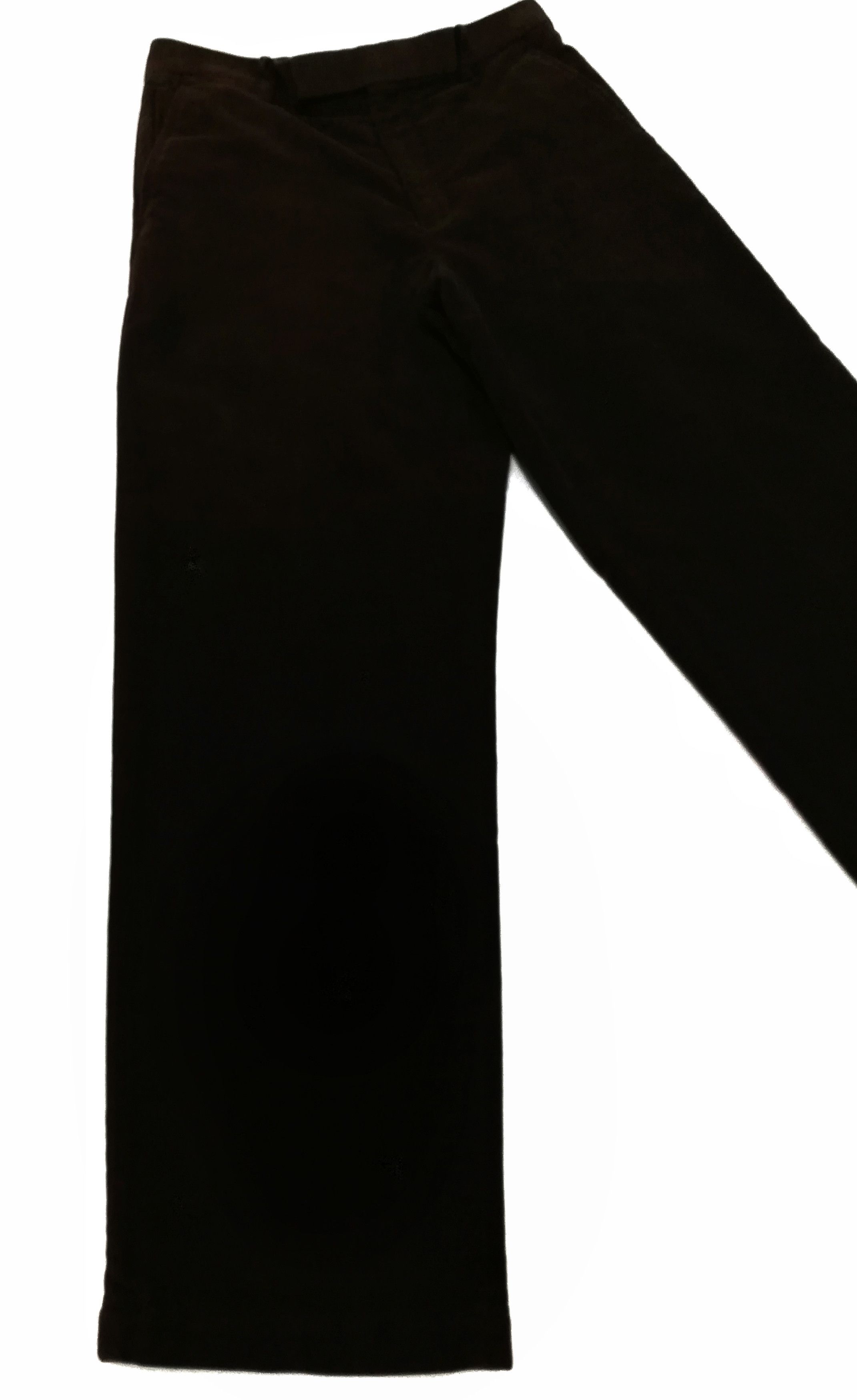 DKNY × Donna Karan × Velvet 🔥SUMMER SALE DKNY Dark Brown Velvet Trousers Casual Pants Size US 31 - 3 Thumbnail