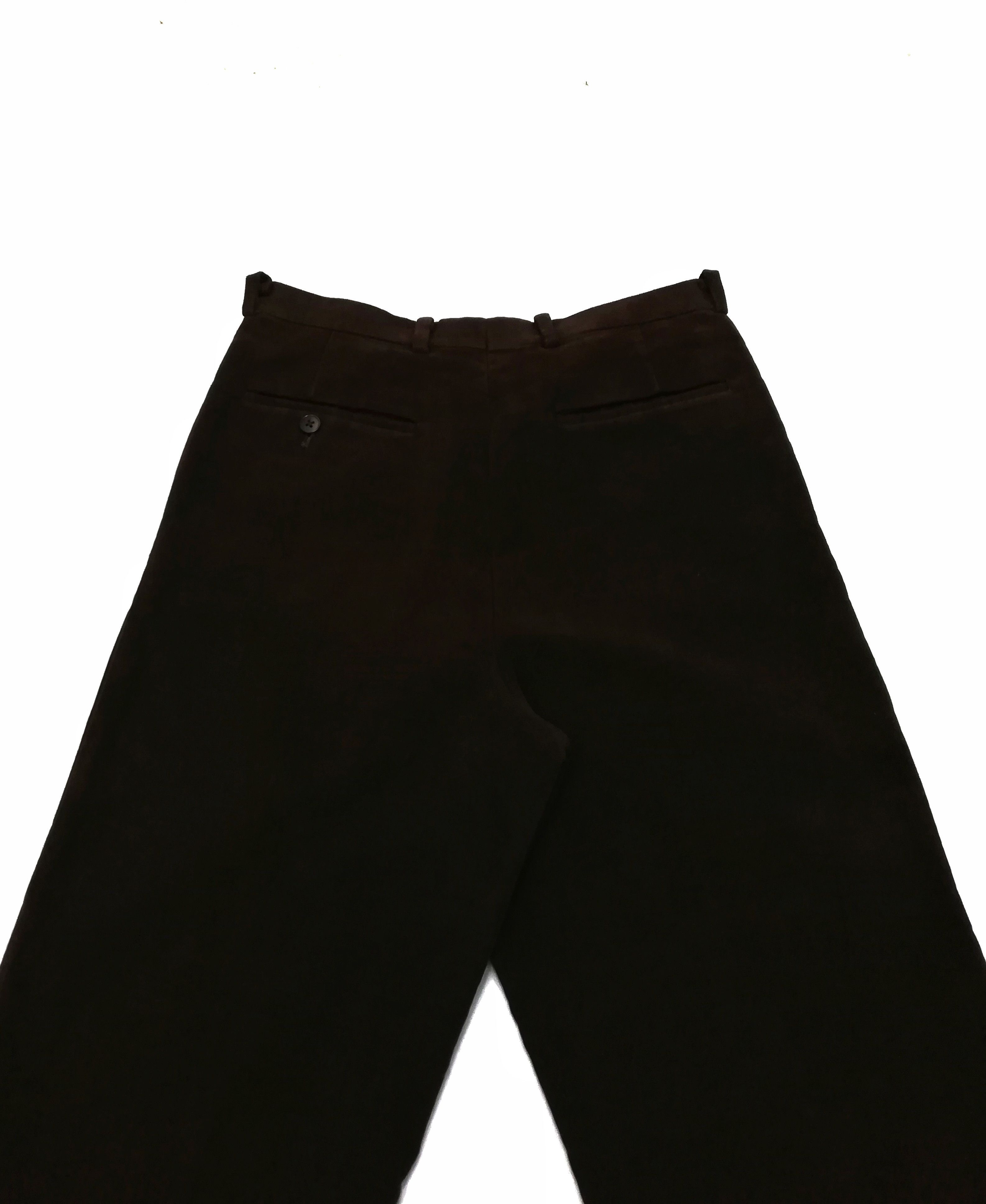DKNY × Donna Karan × Velvet 🔥SUMMER SALE DKNY Dark Brown Velvet Trousers Casual Pants Size US 31 - 13 Thumbnail