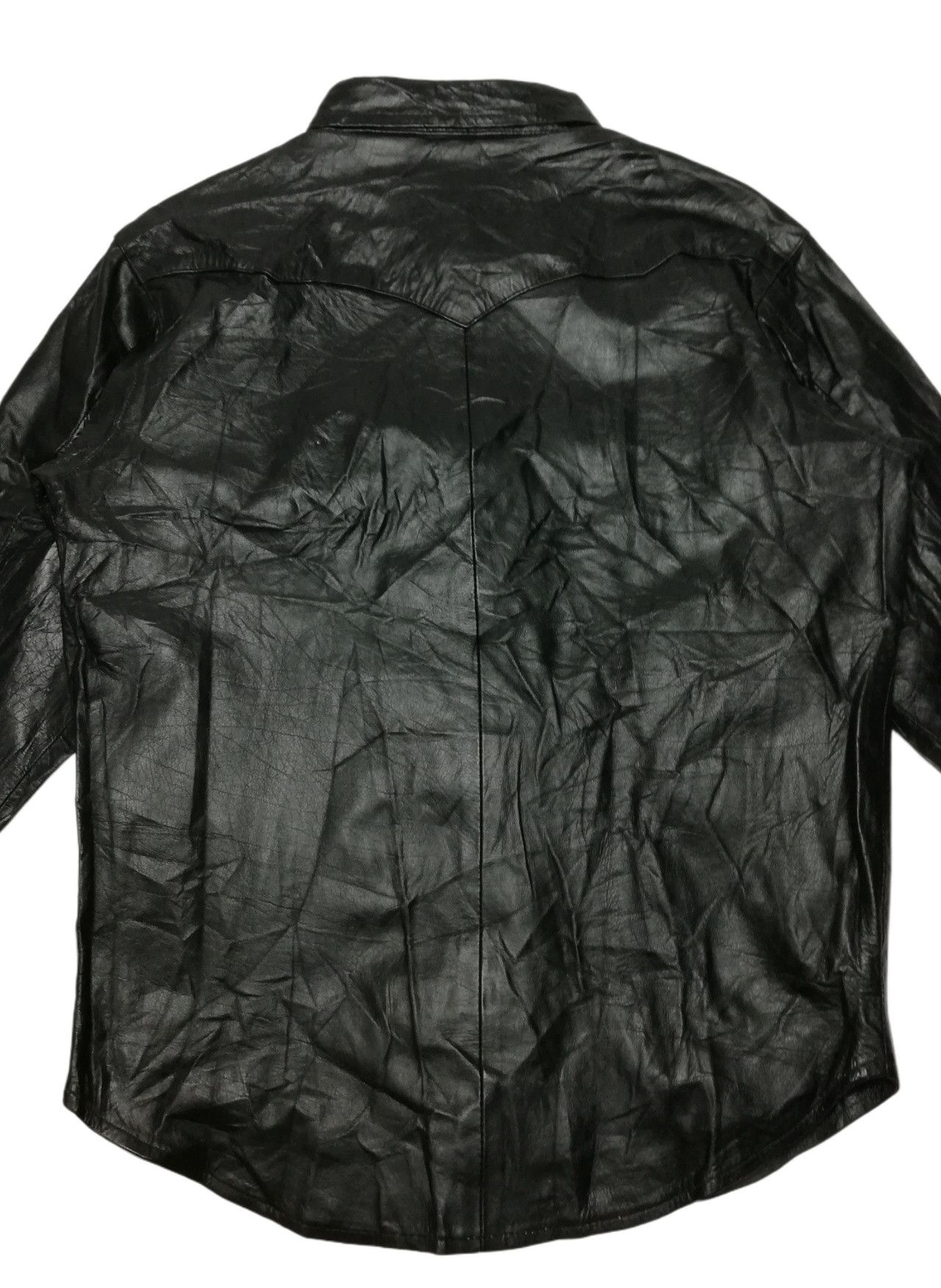 Genuine Leather × Leather × Vintage 🔥DOPE!! Rbomber U.S.A. Full Leather American Western Short Size US M / EU 48-50 / 2 - 11 Thumbnail