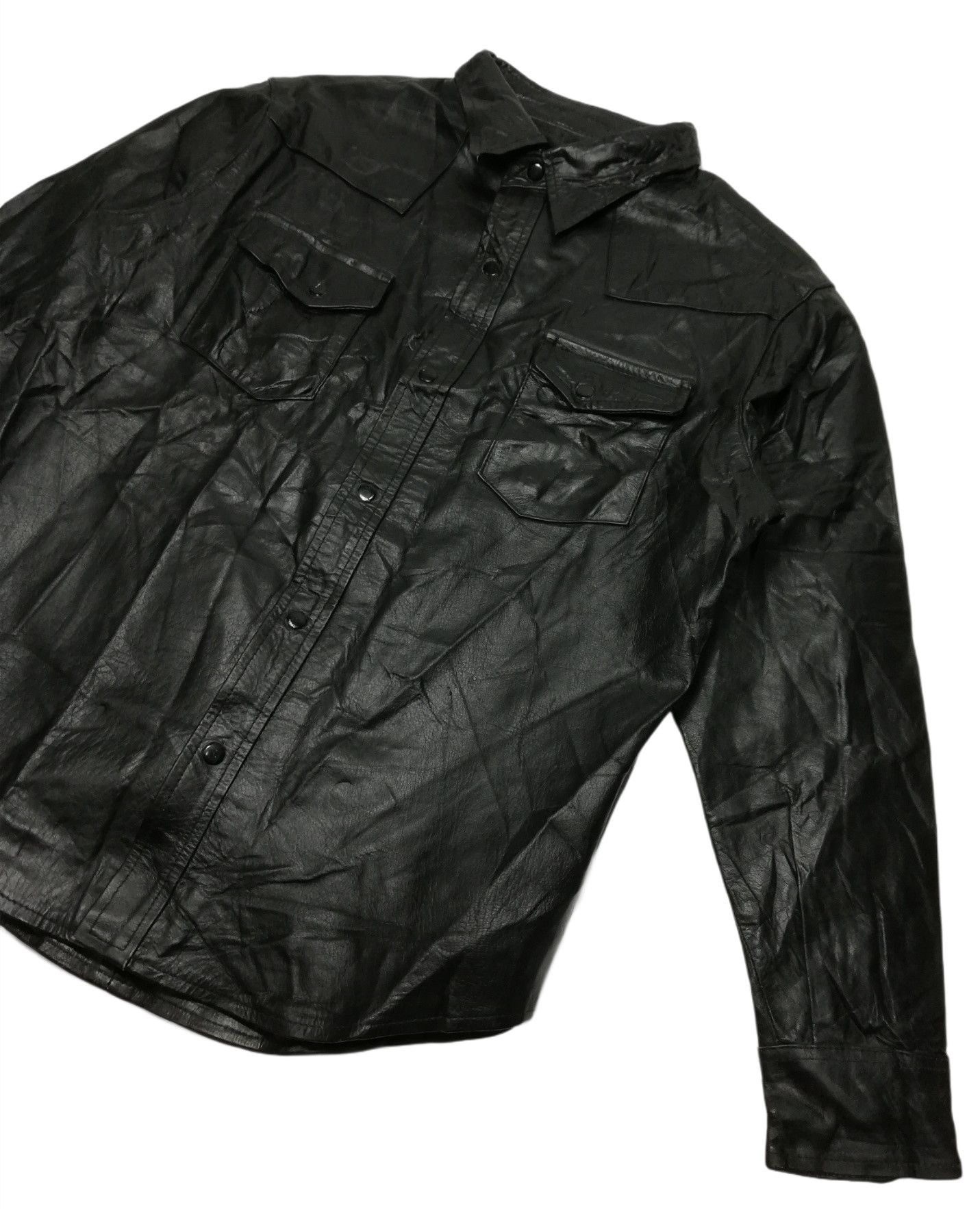 Genuine Leather × Leather × Vintage 🔥DOPE!! Rbomber U.S.A. Full Leather American Western Short Size US M / EU 48-50 / 2 - 4 Thumbnail