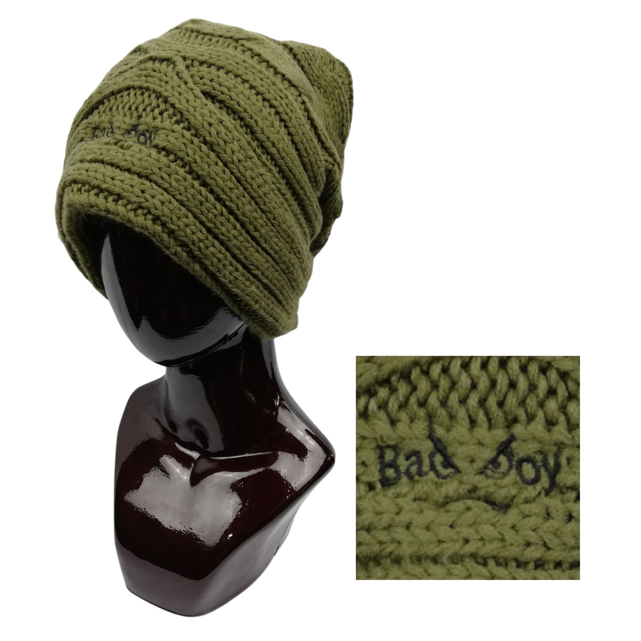 Designer 🔥GRAIL OG Bad Boy By Designer Yamatoyo Oversize Knit Hat Size ONE SIZE - 1 Thumbnail