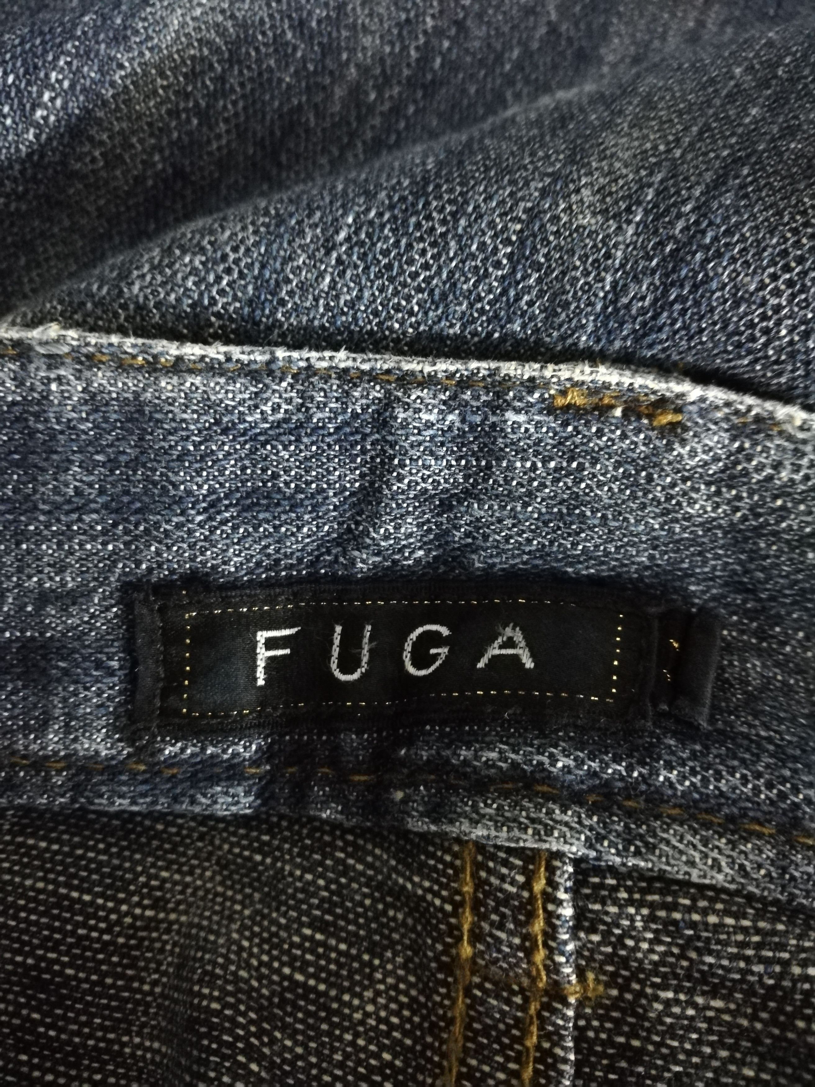 Japanese Brand 🔥Fuga Zipper Punk Distressed Denim & Red Stitch Denim🔥 Size US 30 / EU 46 - 8 Thumbnail