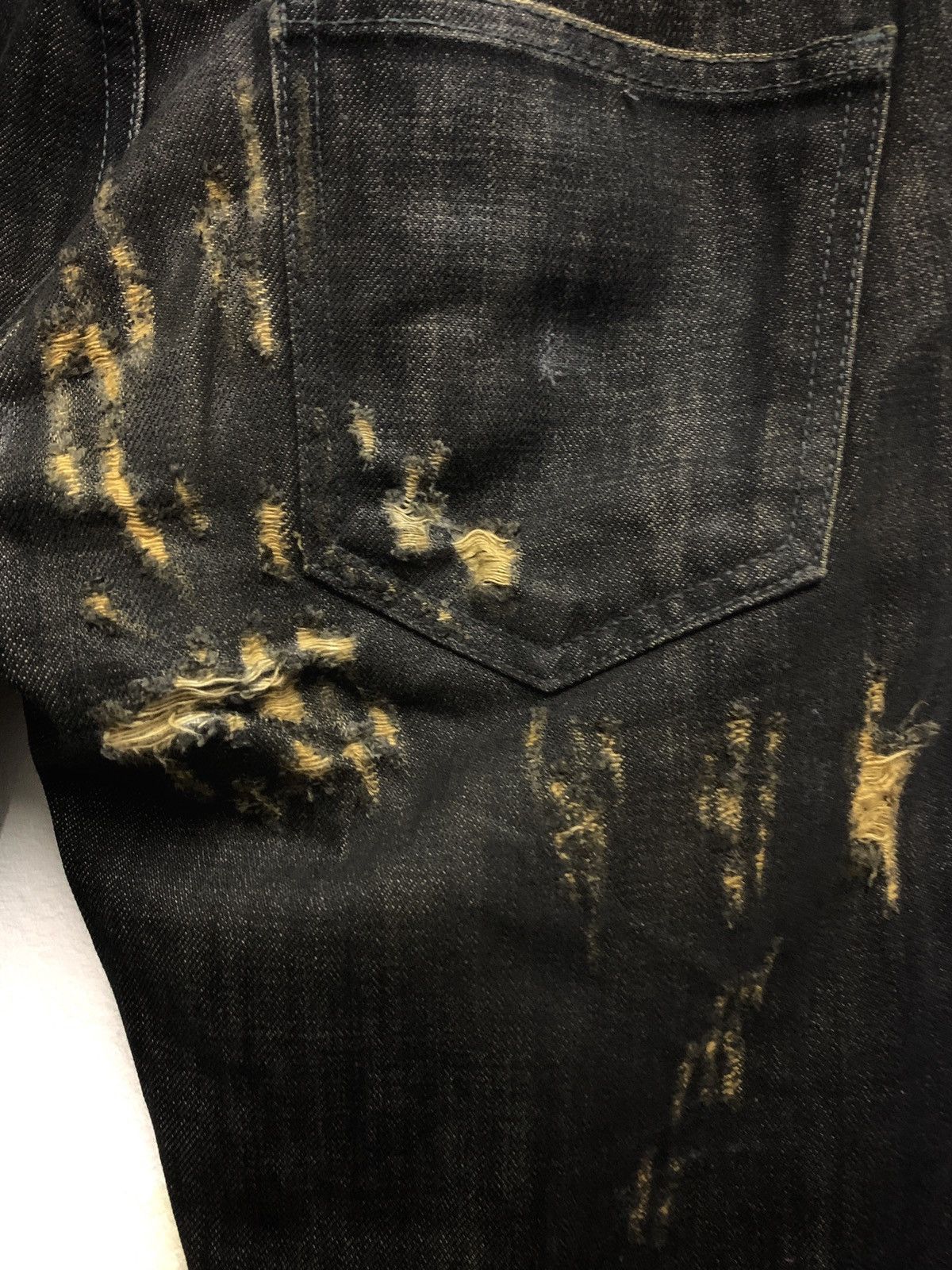 Other BLACK Distressed Skinny Jeans. Size US 29 - 11 Thumbnail