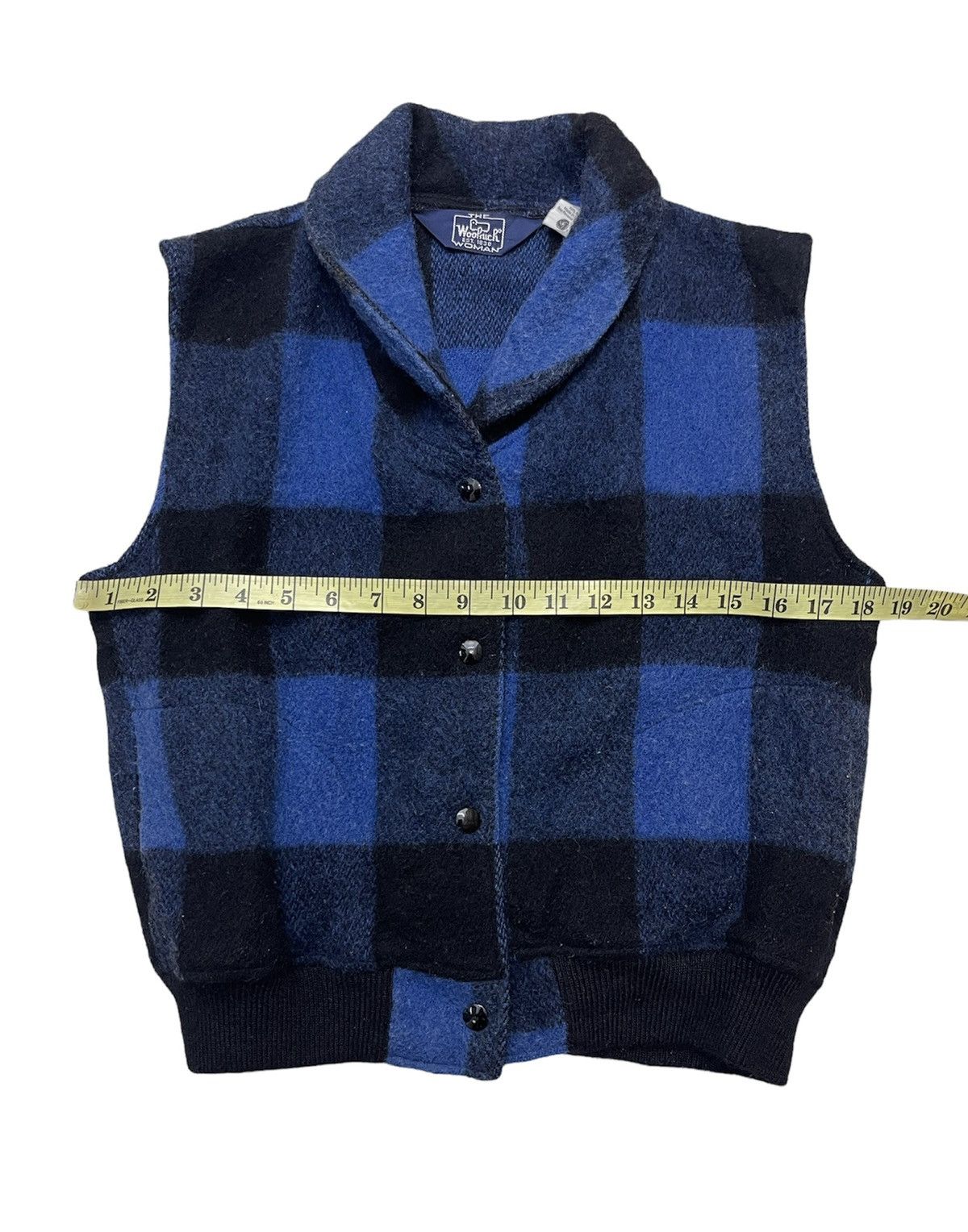 Vintage Vintage 80s Woolrich Usa Buffalo Plaid Vest Jacket Size M / US 6-8 / IT 42-44 - 5 Thumbnail