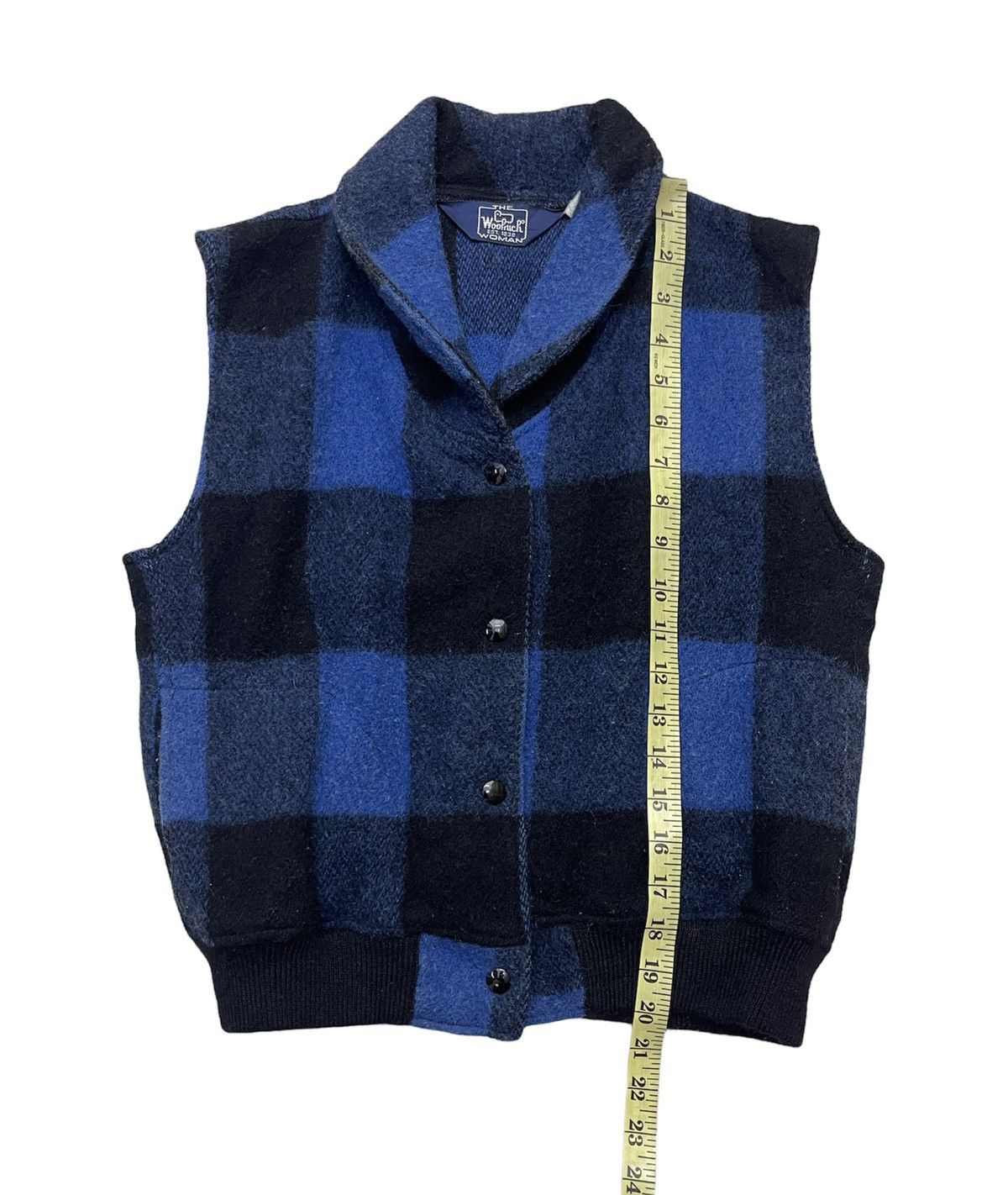 Vintage Vintage 80s Woolrich Usa Buffalo Plaid Vest Jacket Size M / US 6-8 / IT 42-44 - 6 Thumbnail