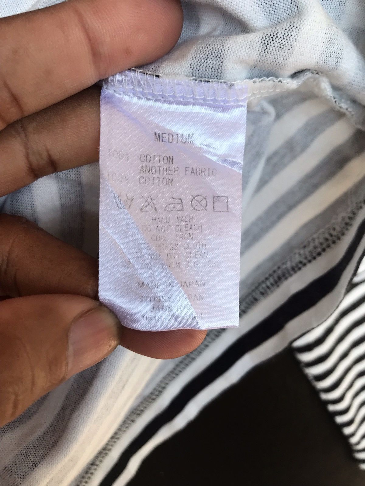 Stussy Longsleeve STUSSY stripes Shirt. Size US M / EU 48-50 / 2 - 9 Thumbnail