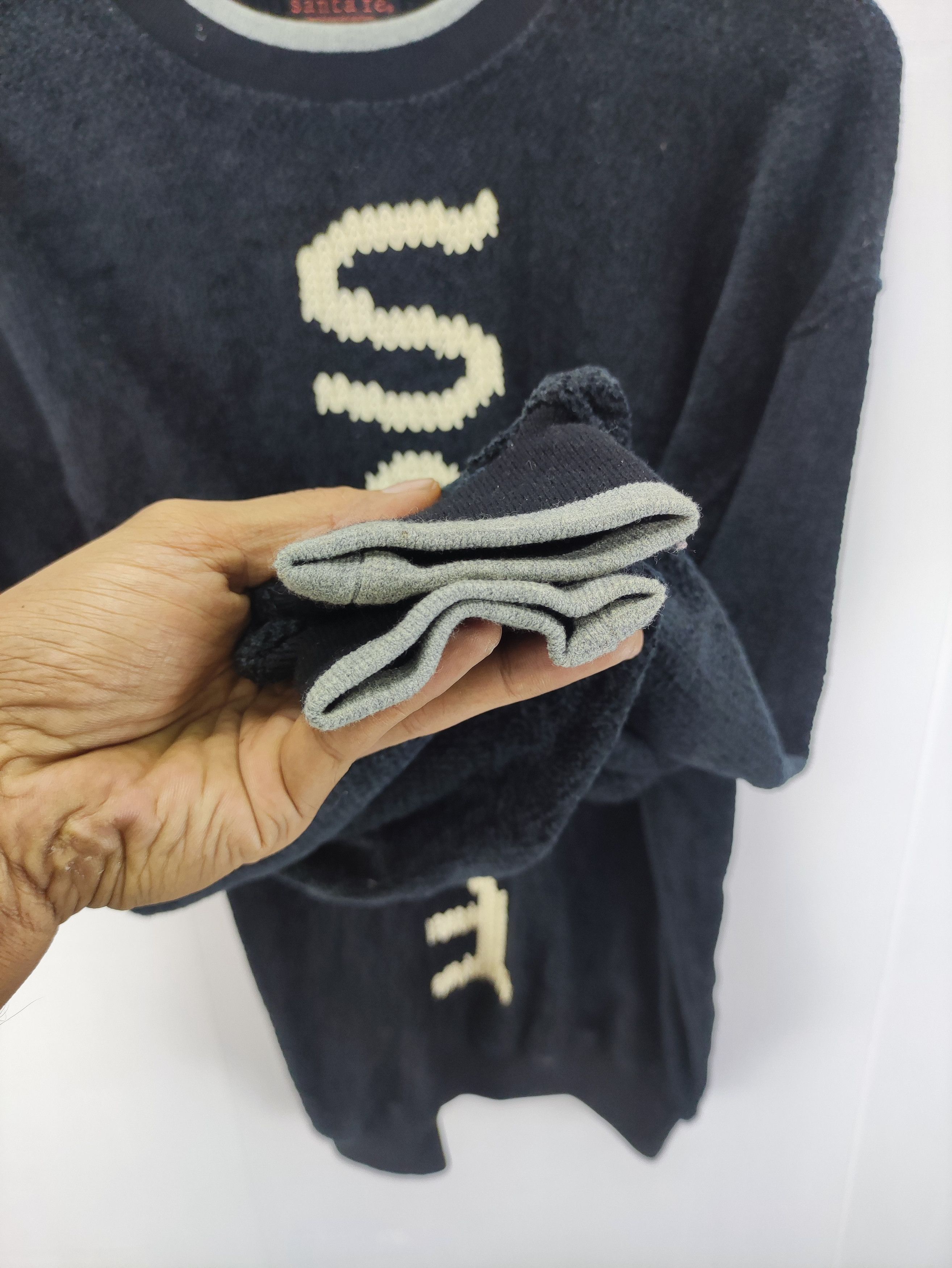 Japanese Brand Vintage Santa Fe Knit Sweater Embroidered Logo Size US M / EU 48-50 / 2 - 2 Thumbnail