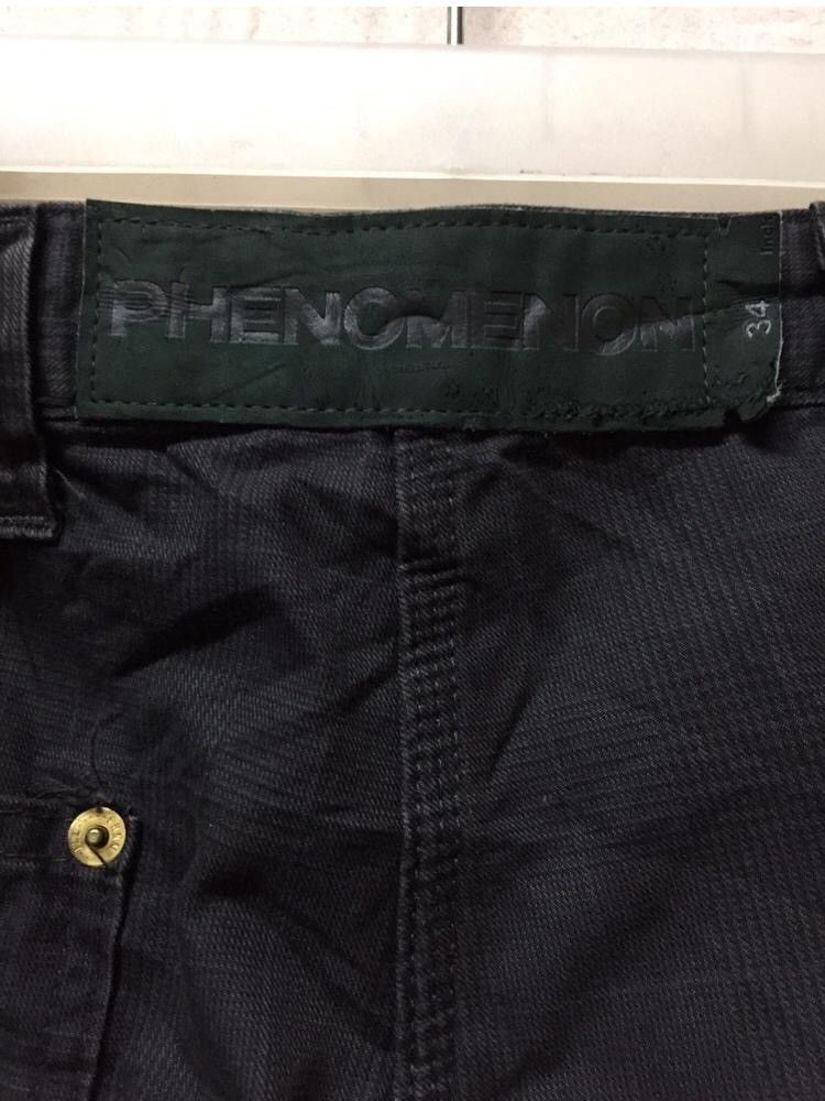 Japanese Brand 💥 PHENOMENOM STREETWEAR DOUBLE KNEE Size US 34 / EU 50 - 2 Thumbnail