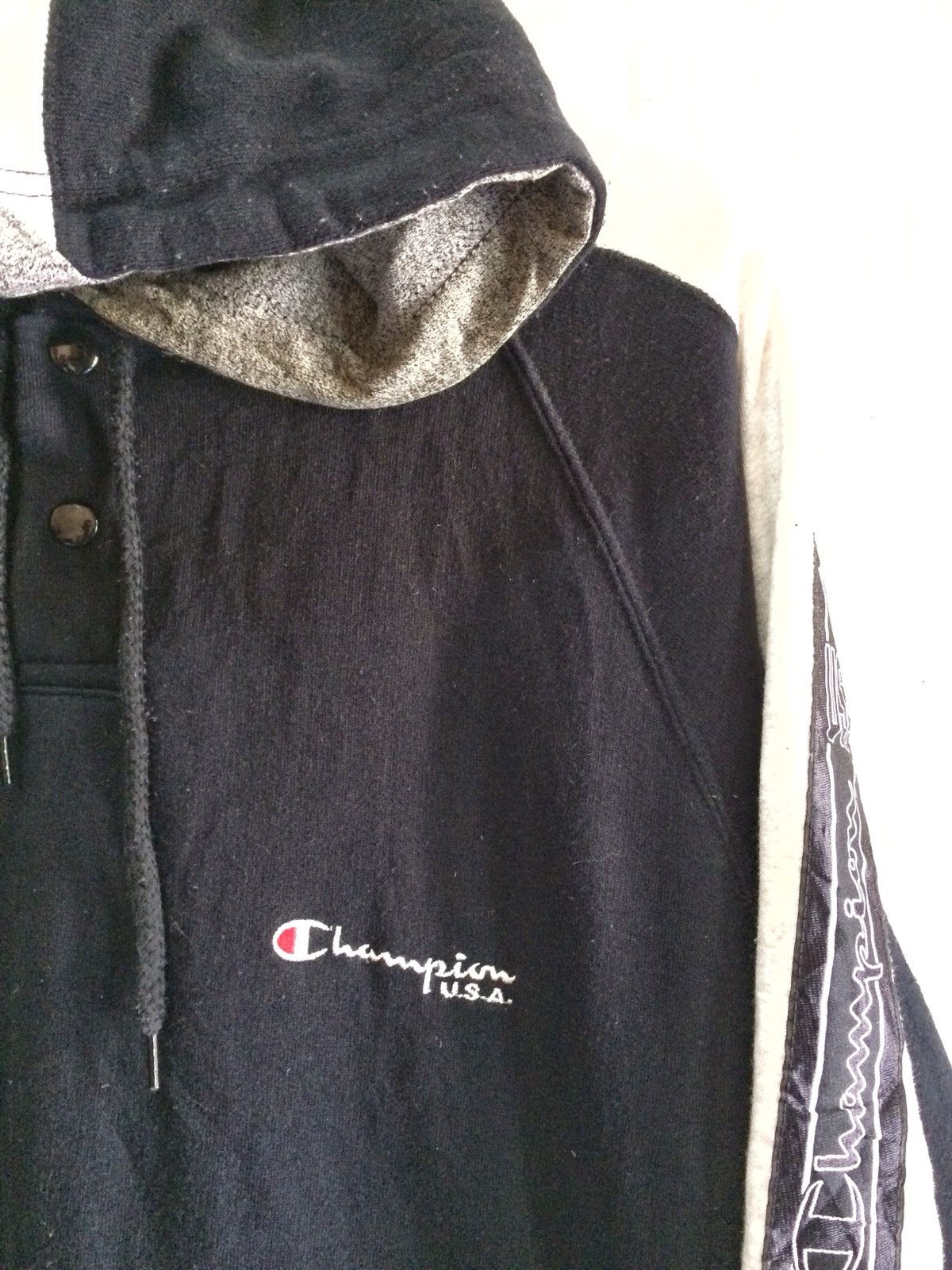 Champion CHAMPION Pull over sidetape sweatshirt with Hoodie Size US L / EU 52-54 / 3 - 3 Thumbnail