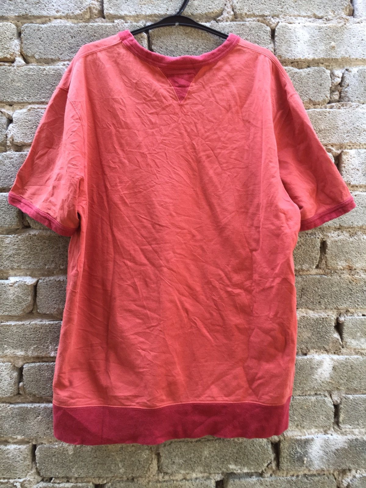 Beams Plus × Japanese Brand Beams Orange/Red Short Sleeve Sweater Size US S / EU 44-46 / 1 - 2 Thumbnail