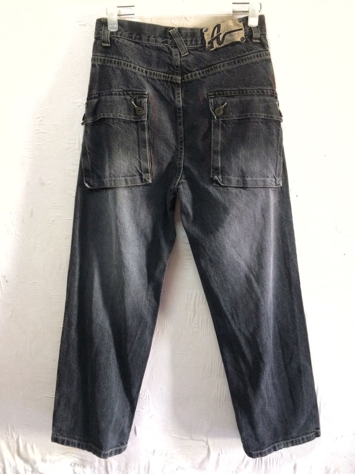 Avirex vintage AVIREX Jeans Dark Grey colours. Size US 28 / EU 44 - 7 Thumbnail