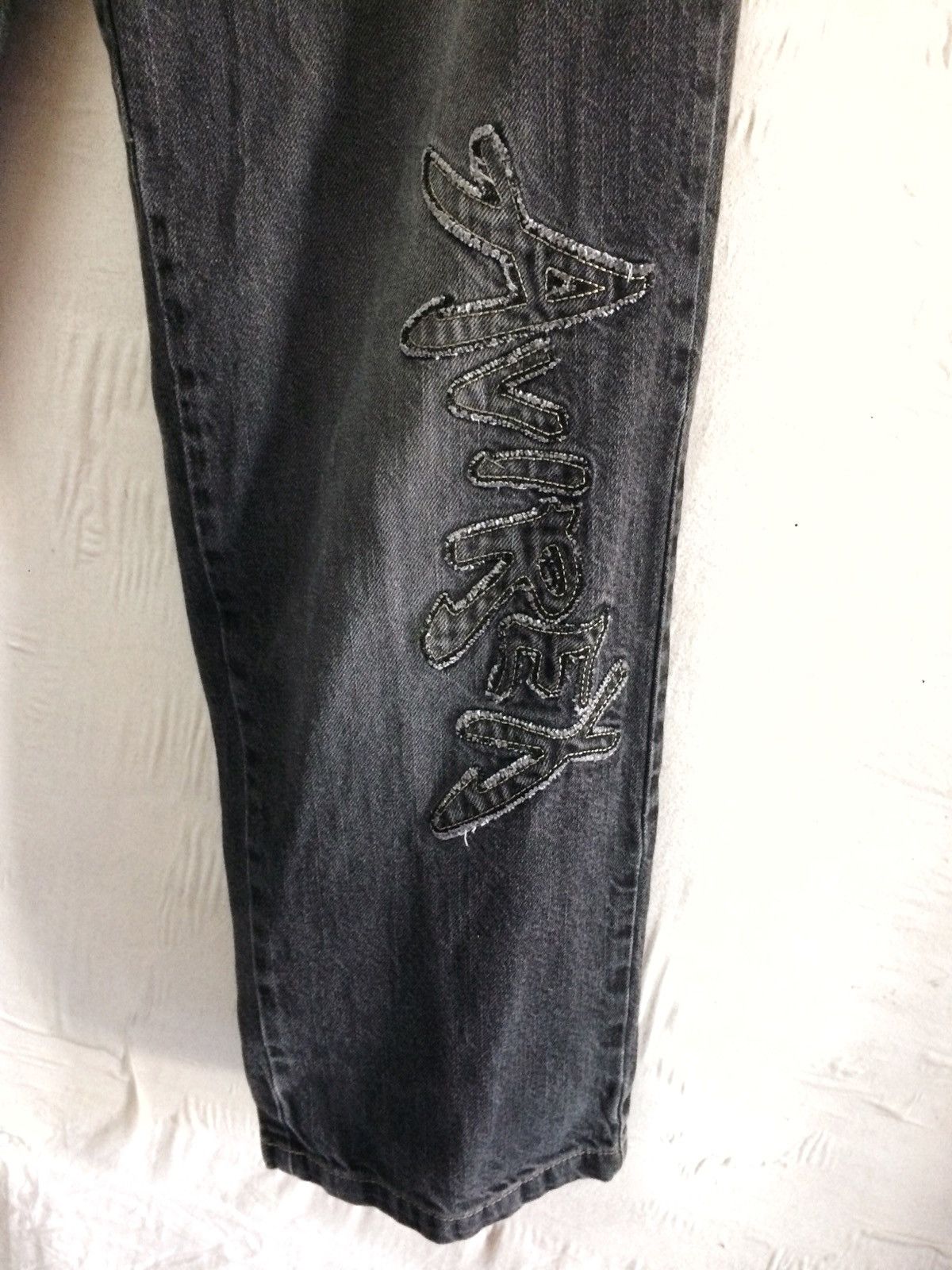 Avirex vintage AVIREX Jeans Dark Grey colours. Size US 28 / EU 44 - 4 Thumbnail