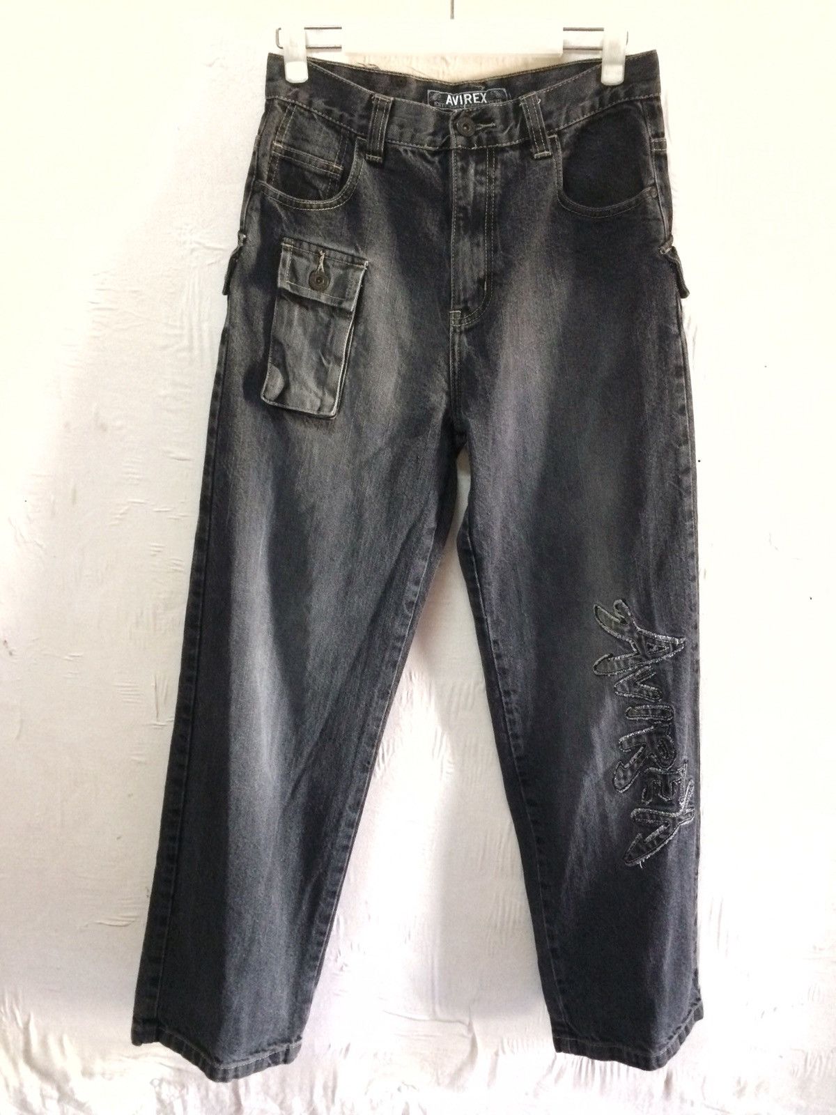 Avirex vintage AVIREX Jeans Dark Grey colours. Size US 28 / EU 44 - 1 Thumbnail