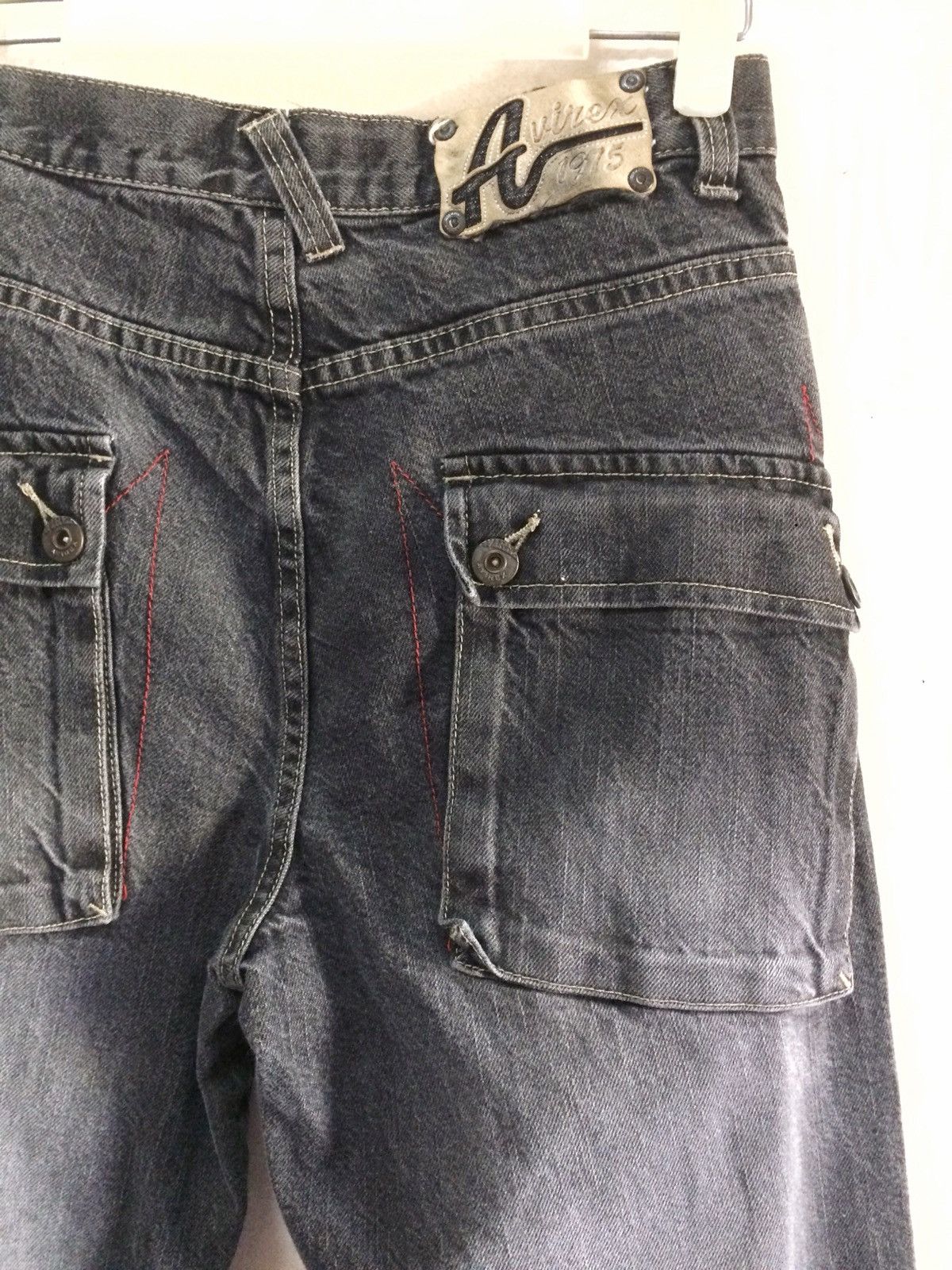 Avirex vintage AVIREX Jeans Dark Grey colours. Size US 28 / EU 44 - 9 Thumbnail