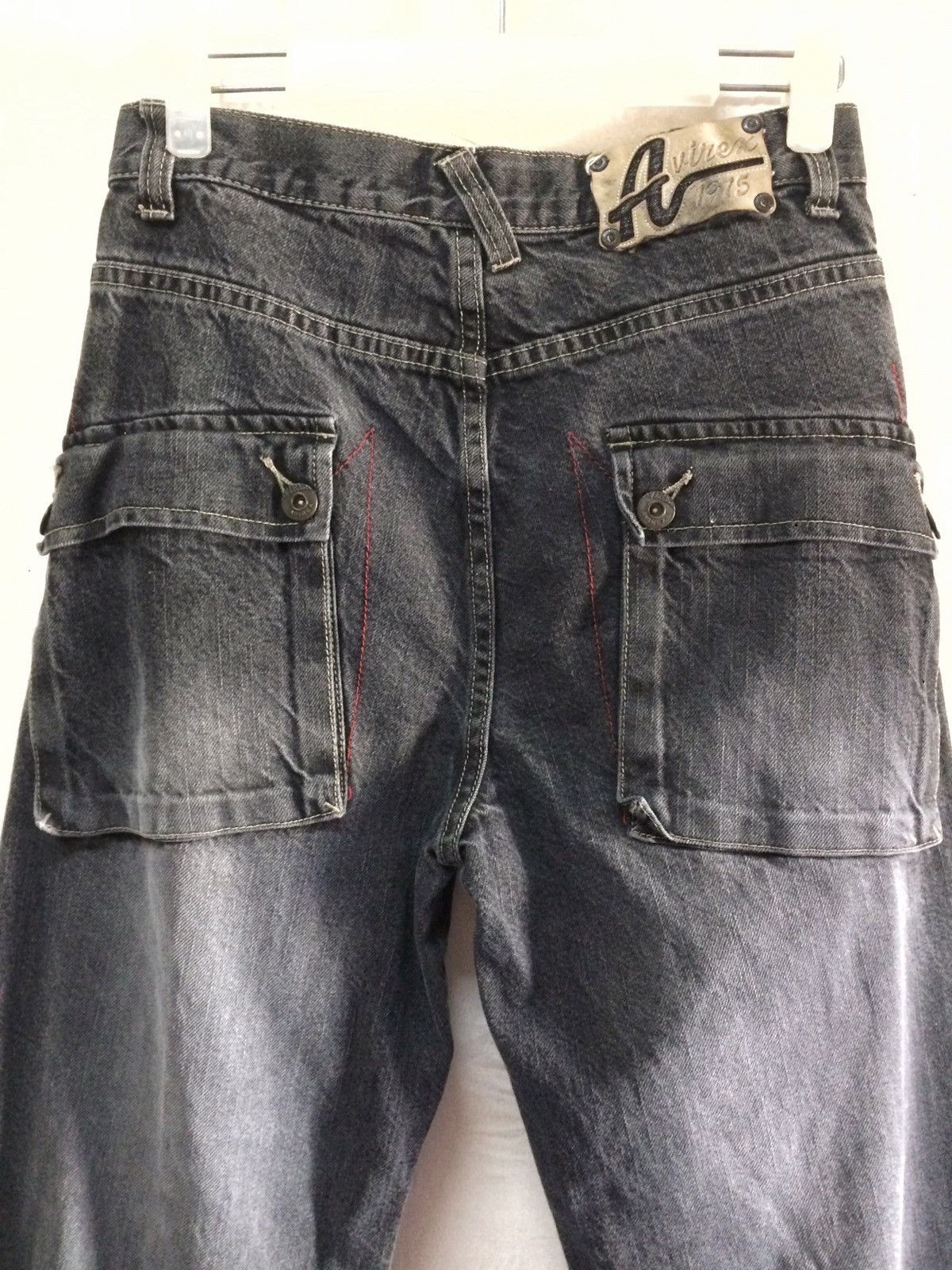 Avirex vintage AVIREX Jeans Dark Grey colours. Size US 28 / EU 44 - 8 Thumbnail