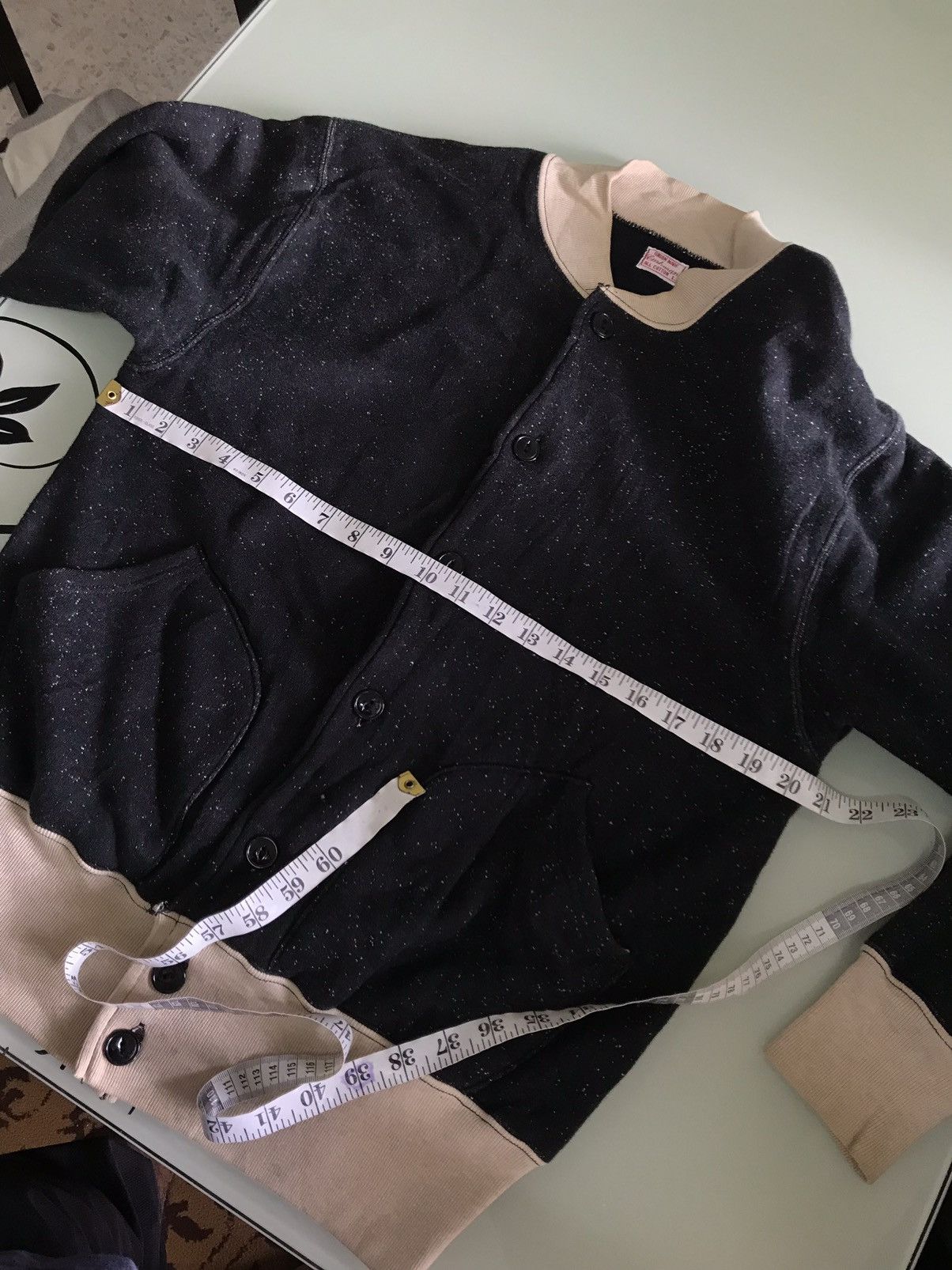 Japanese Brand Vintage Union Made Button Up Sweatshirt Size US L / EU 52-54 / 3 - 15 Thumbnail
