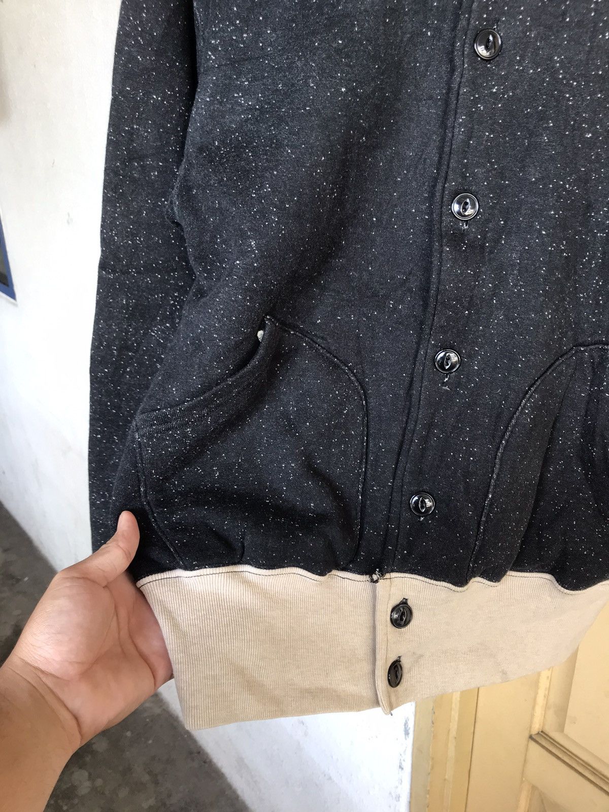 Japanese Brand Vintage Union Made Button Up Sweatshirt Size US L / EU 52-54 / 3 - 8 Thumbnail