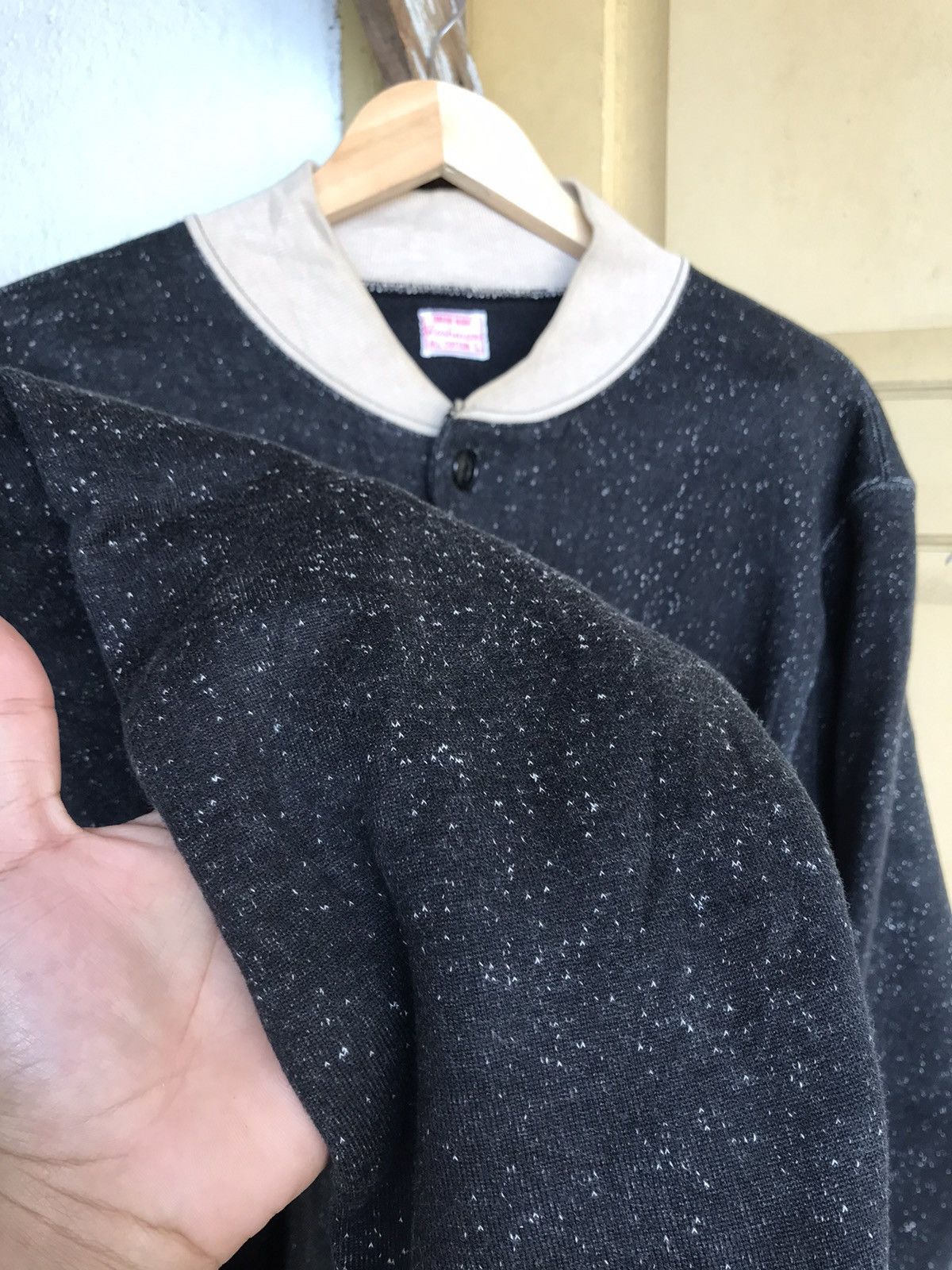 Japanese Brand Vintage Union Made Button Up Sweatshirt Size US L / EU 52-54 / 3 - 11 Thumbnail