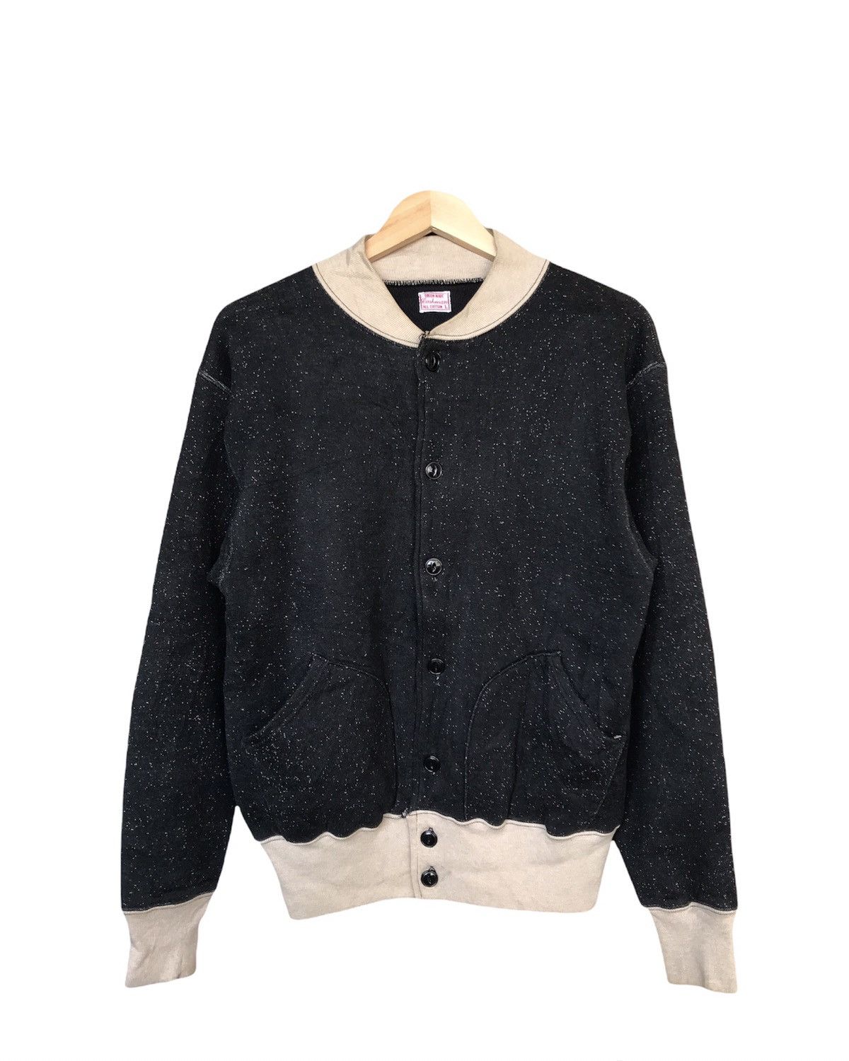 Japanese Brand Vintage Union Made Button Up Sweatshirt Size US L / EU 52-54 / 3 - 1 Thumbnail