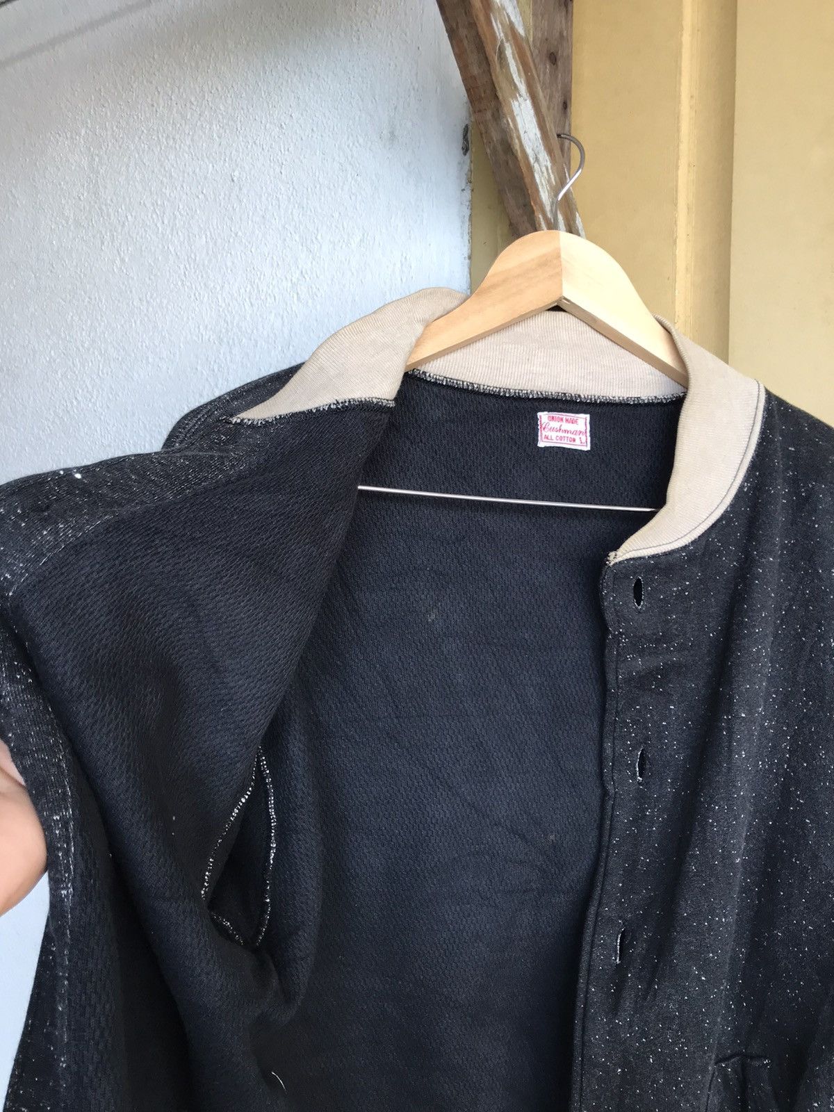 Japanese Brand Vintage Union Made Button Up Sweatshirt Size US L / EU 52-54 / 3 - 13 Thumbnail