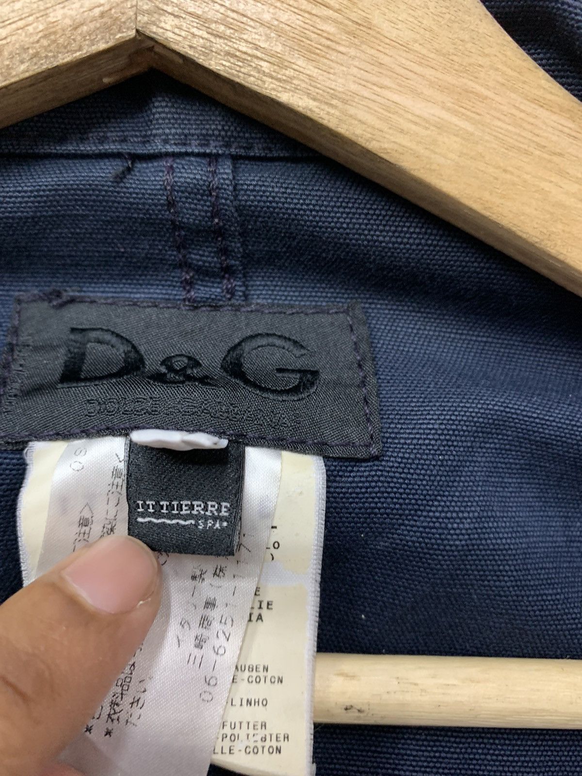 Dolce & Gabbana 🔥OG D&G DENIM JACKETS NAVY Size US M / EU 48-50 / 2 - 10 Thumbnail