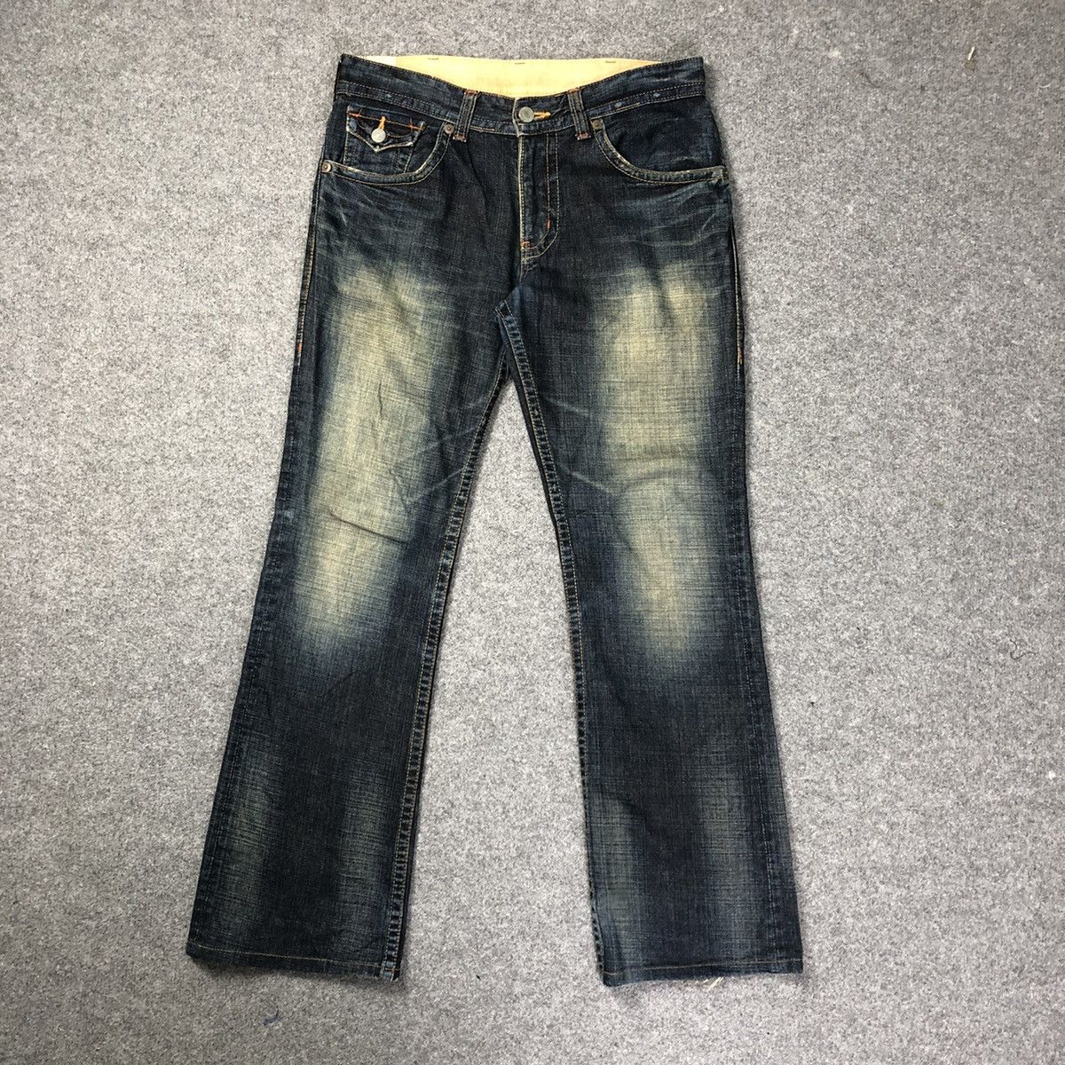 image of Vintage Flare Jeans Gl Heart Bootcut in Blue, Men's (Size 34)