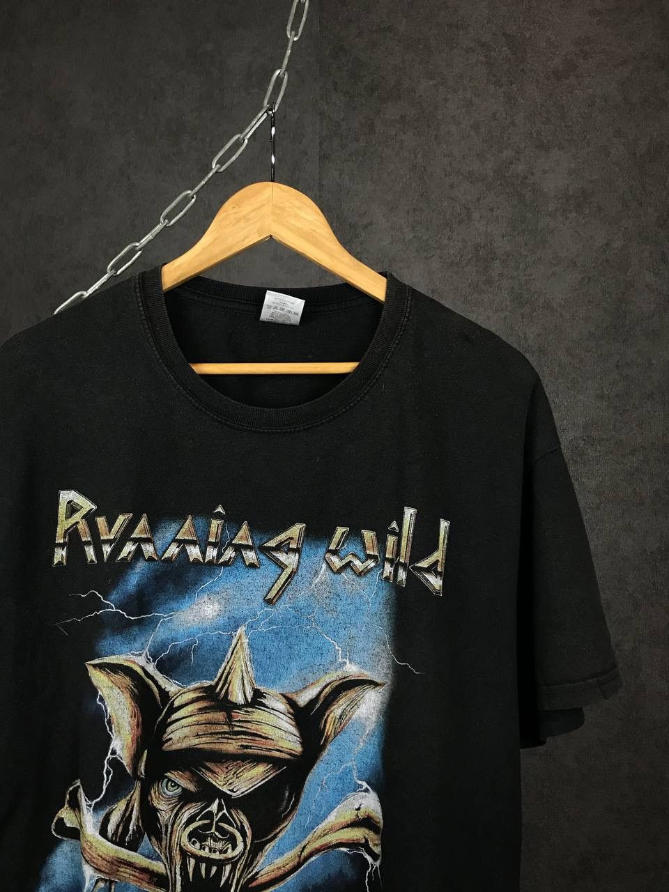 Band Tees × Vintage Resilient Running Wild vintage rock metal overprinted tee Size US XXL / EU 58 / 5 - 2 Thumbnail