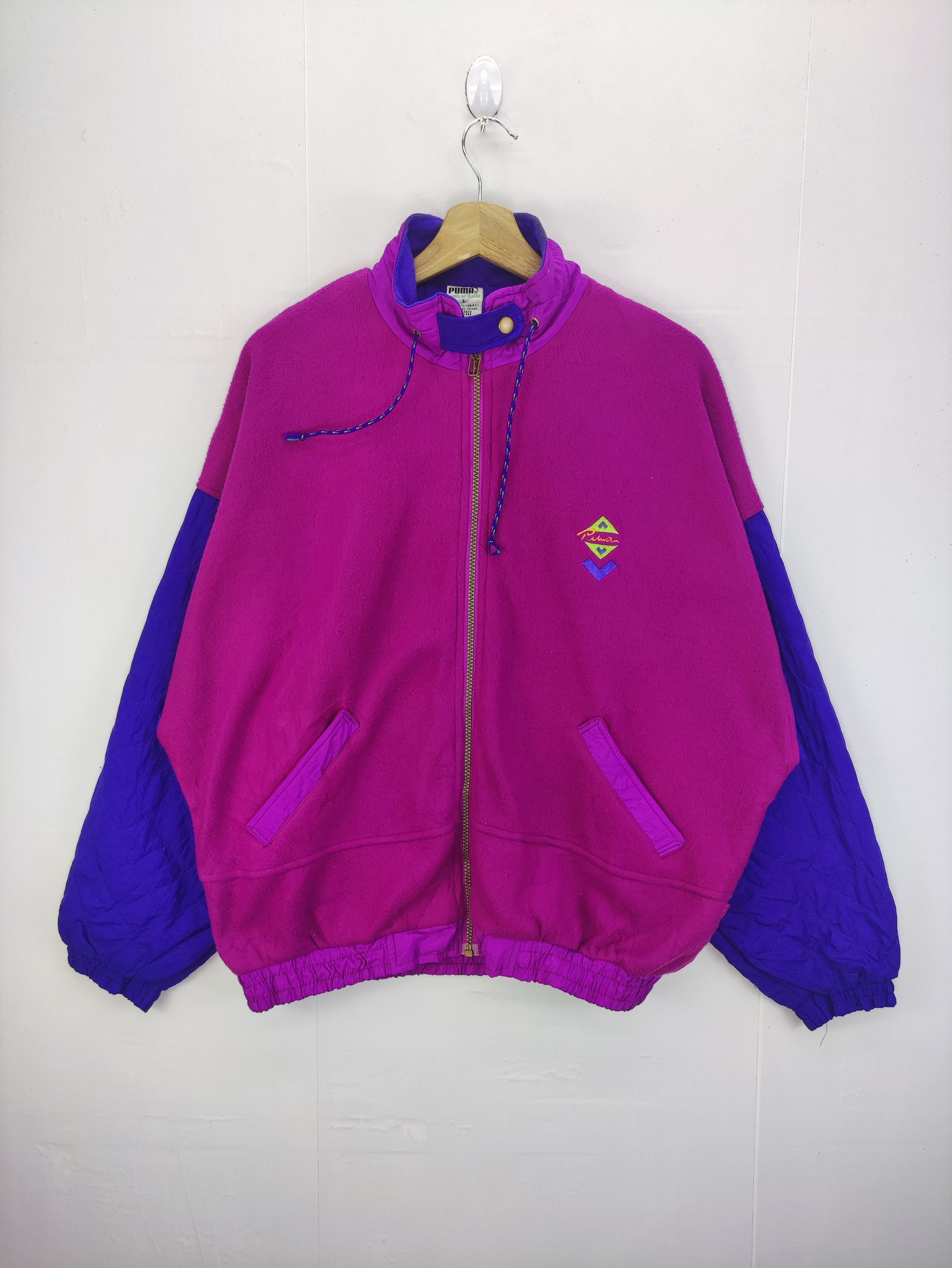 Puma Vintage Puma Fleece Jacket Zipper Size US XL / EU 56 / 4 - 1 Thumbnail