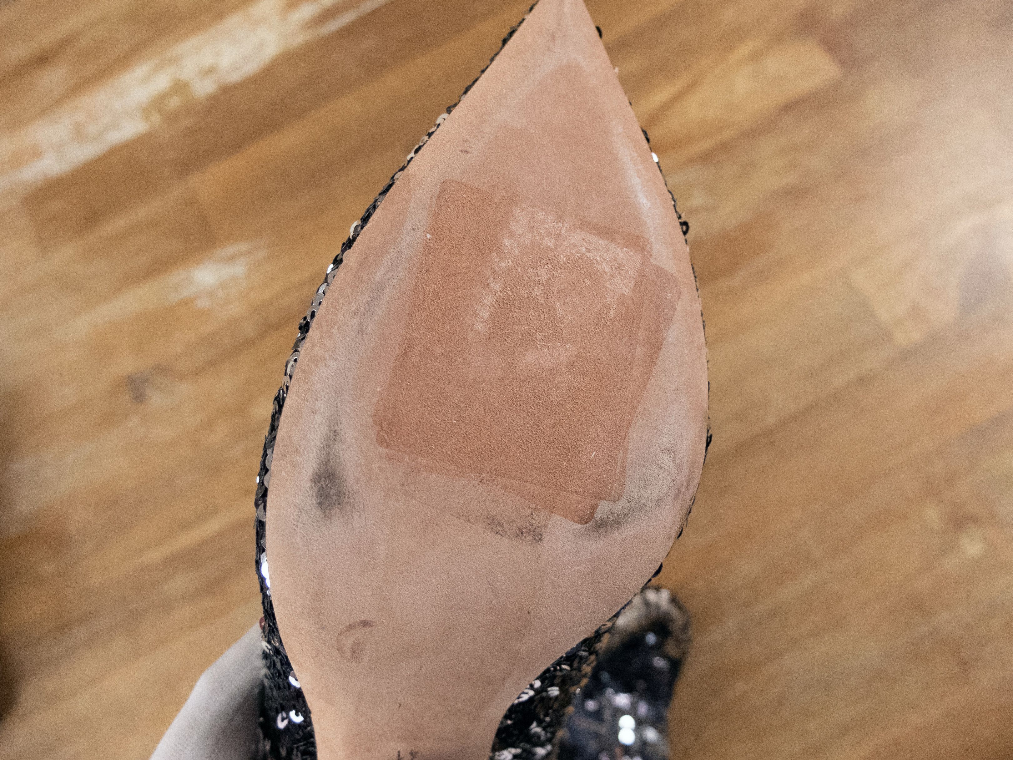 Valentino VALENTINO Liquid Metal Glow silver sequin ankle sock boots Size US 11 / IT 41 - 6 Thumbnail