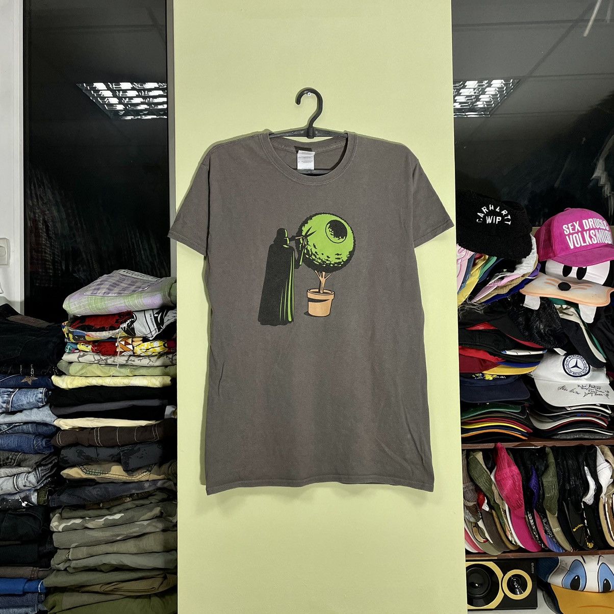 Star Wars Vintage Y2K Star Wars Horror Dark Wader Big Logo Tee Size US S / EU 44-46 / 1 - 1 Thumbnail