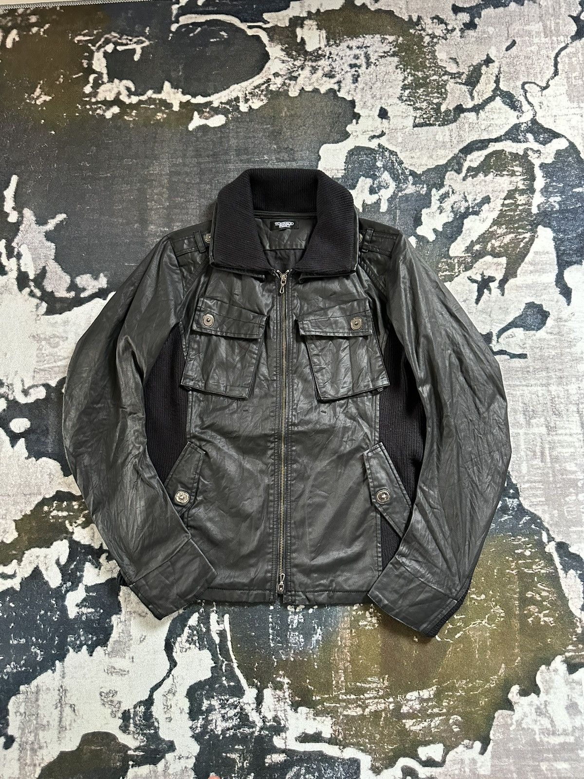 00s Tornado Mart Japan avant-garde waxed master jacket